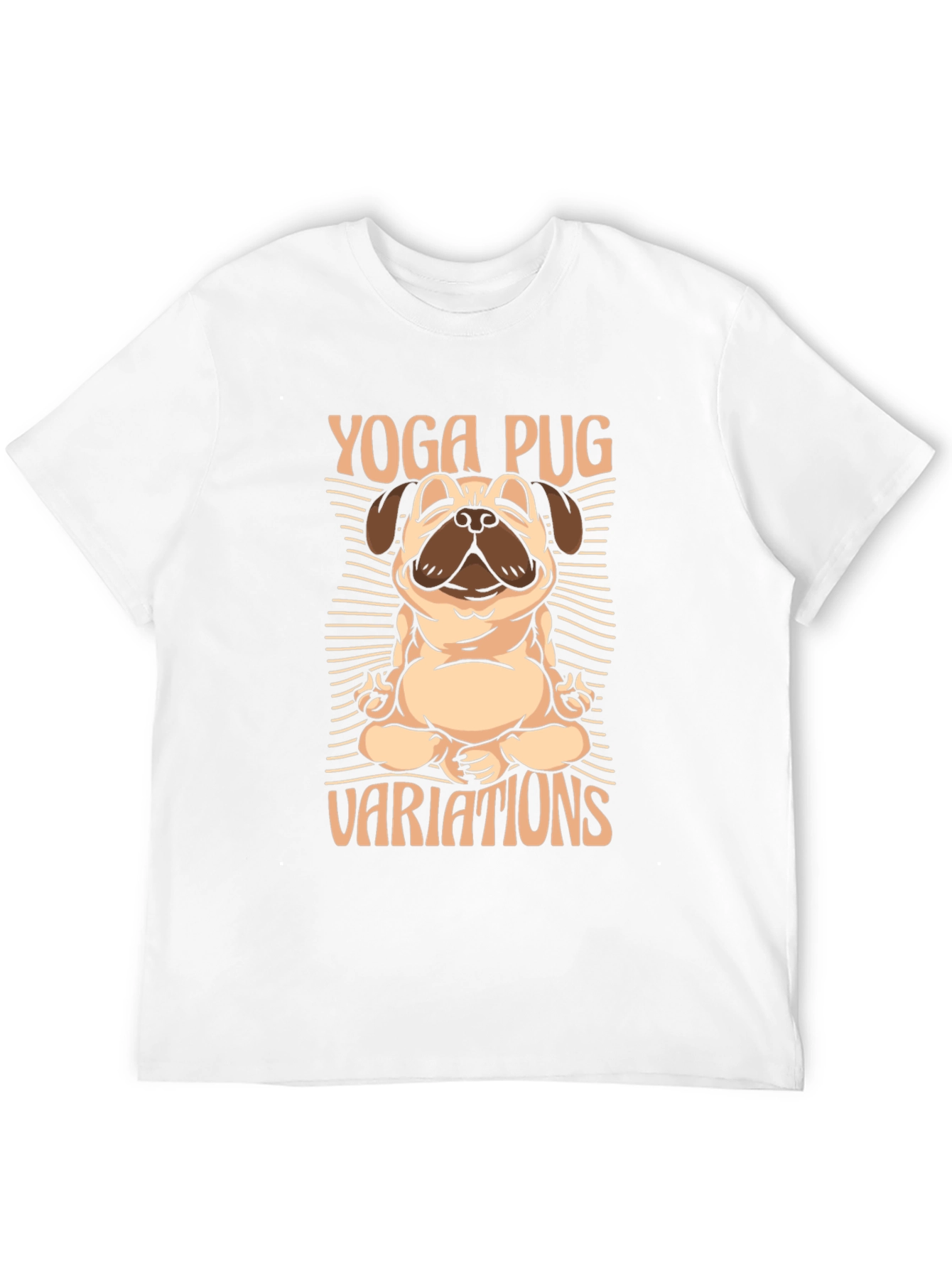Yoga Pug T-Shirt - Funny Dog Design