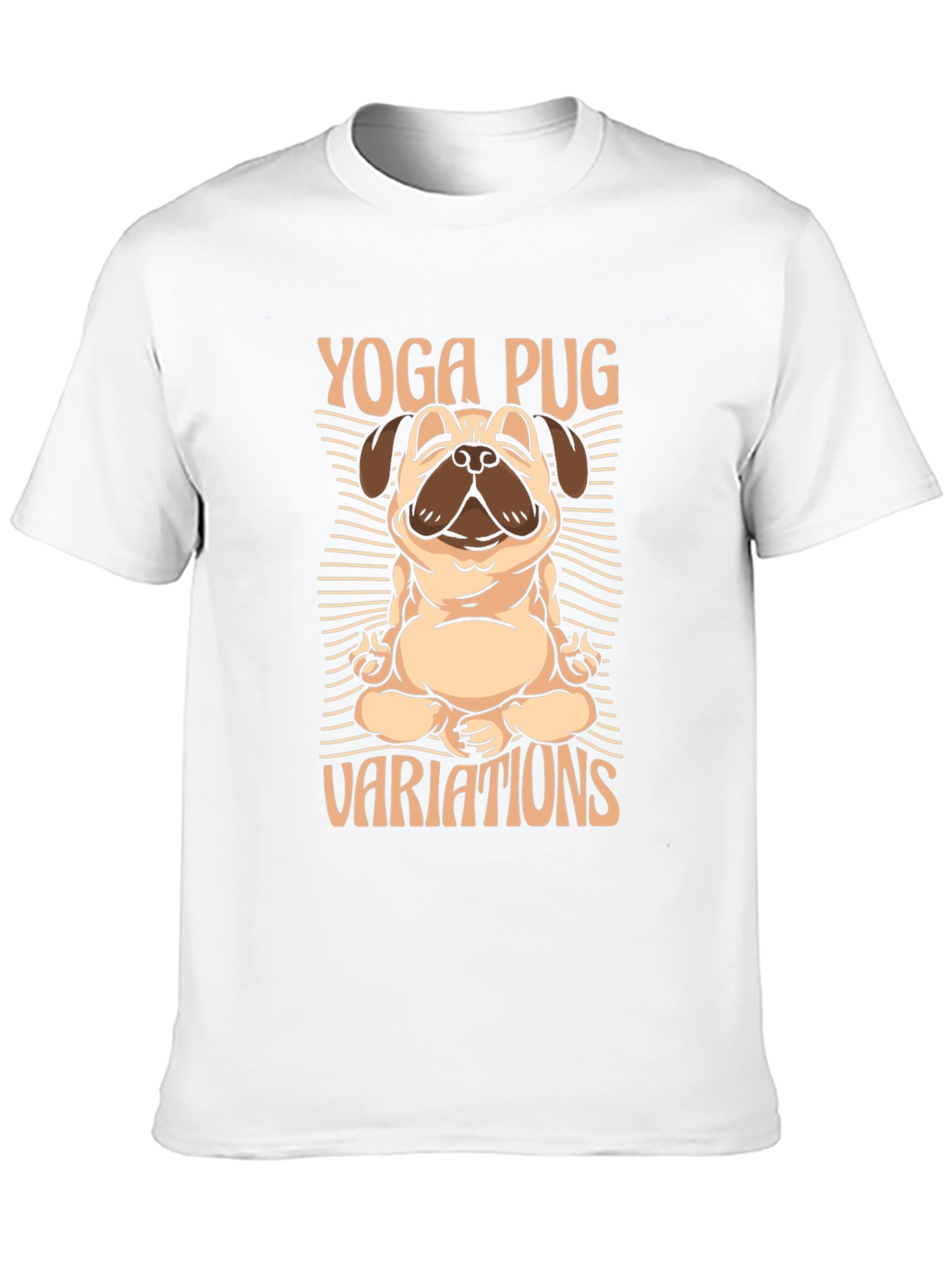 Yoga Pug T-Shirt - Funny Dog Design