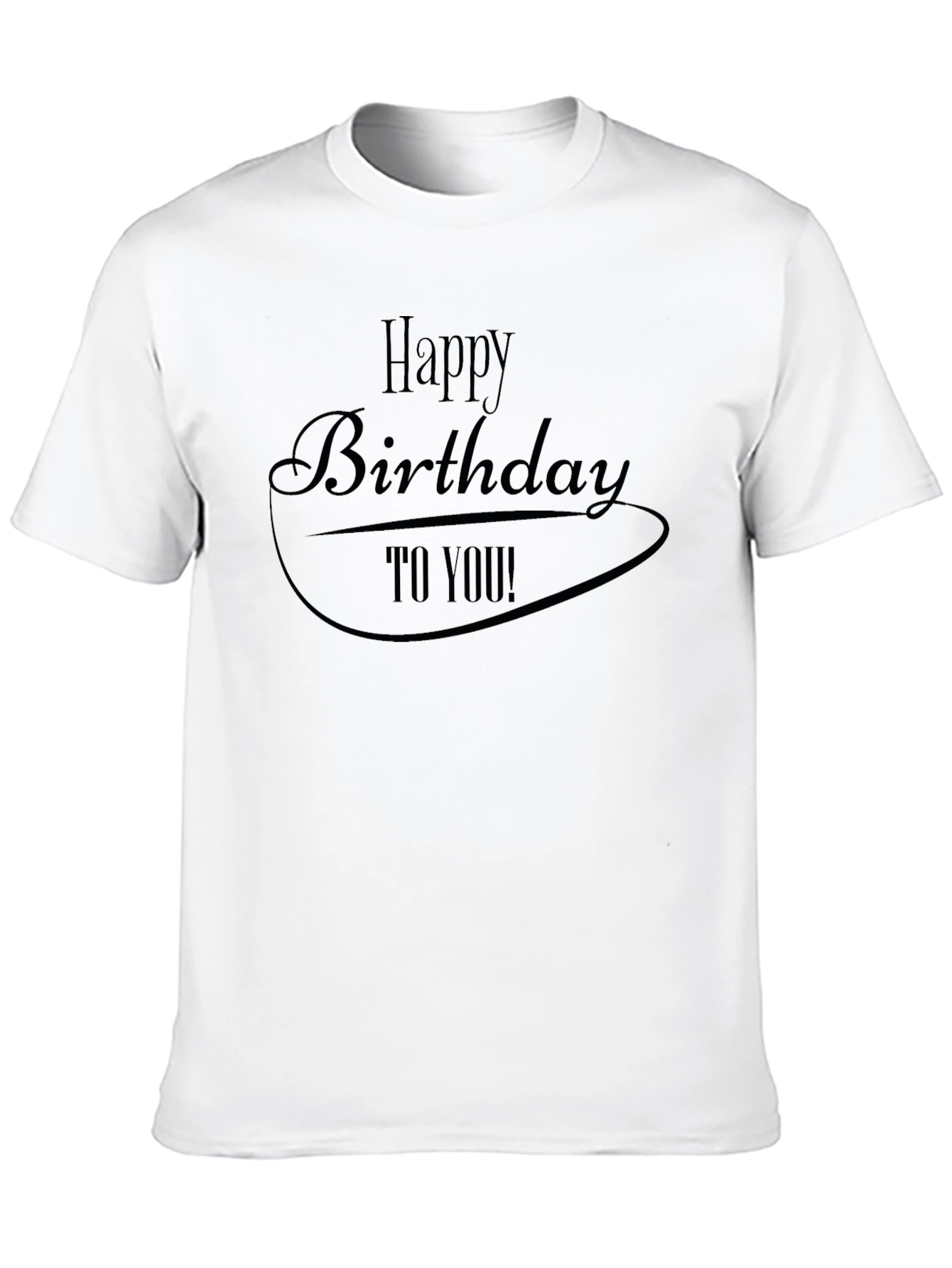 Happy Birthday T-Shirt - Black