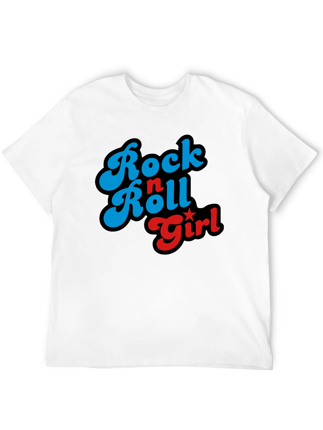 Rock n Roll Girl T-Shirt - Retro Design