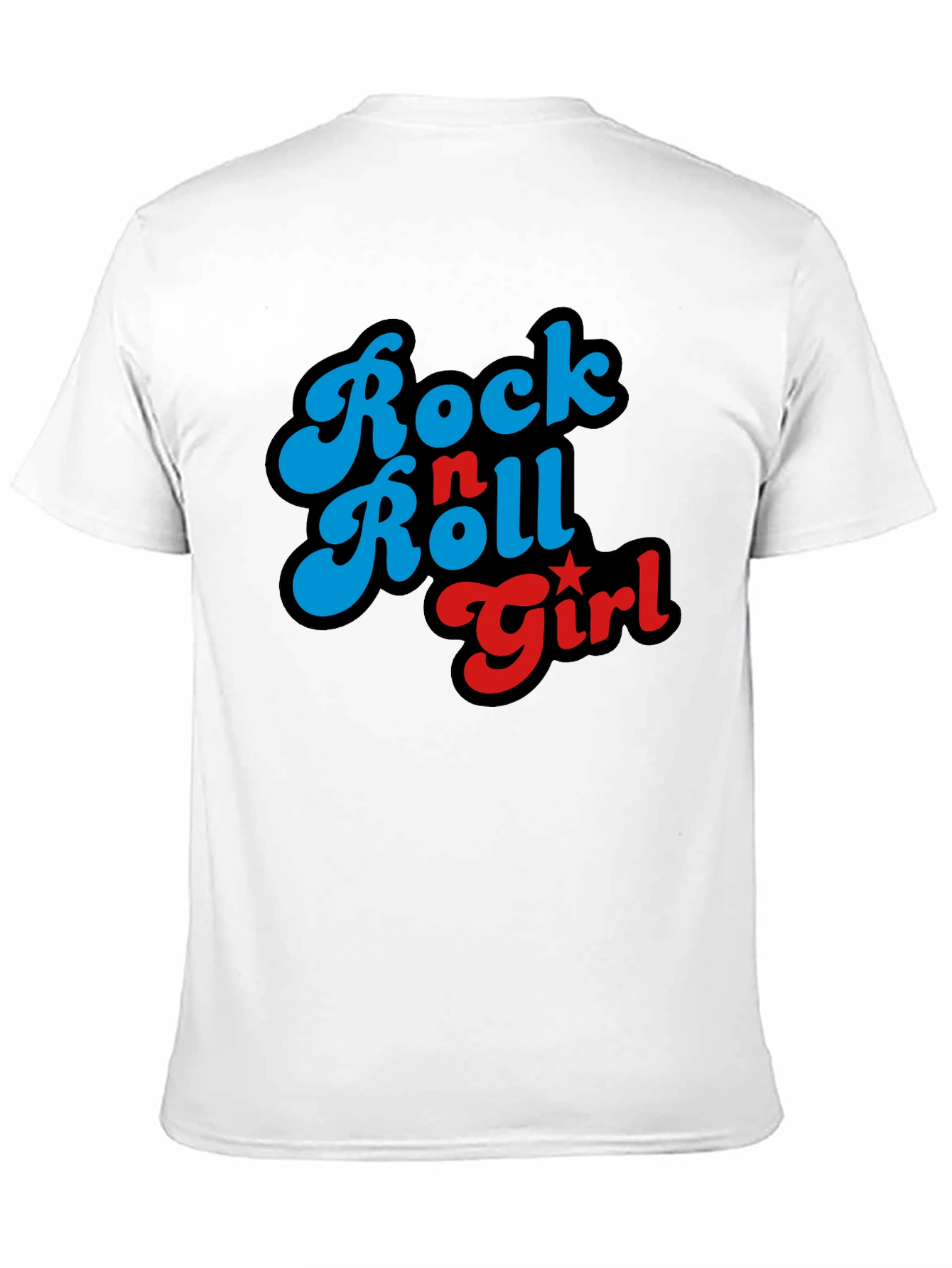 Rock n Roll Girl T-Shirt - Retro Design