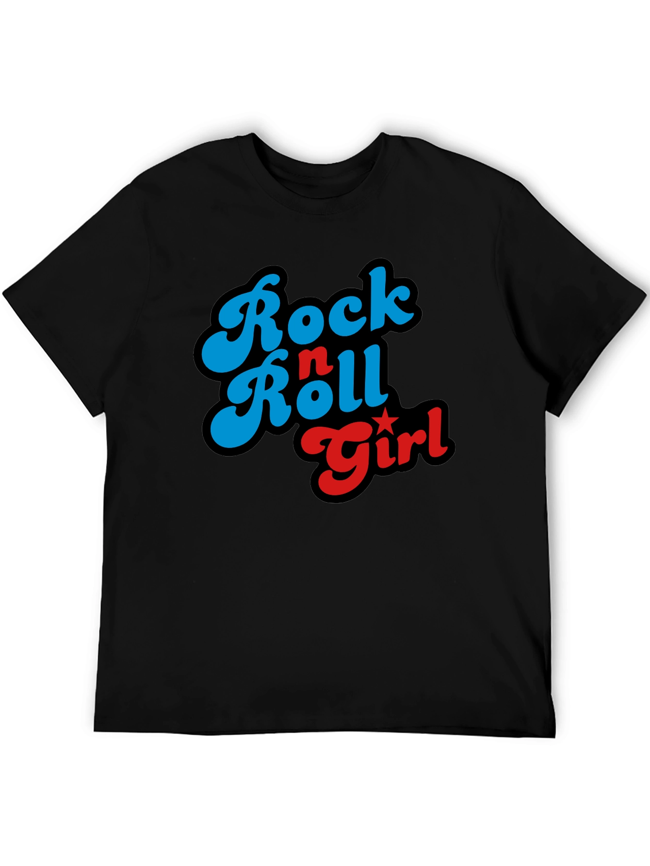 Rock n Roll Girl T-Shirt - Retro Design
