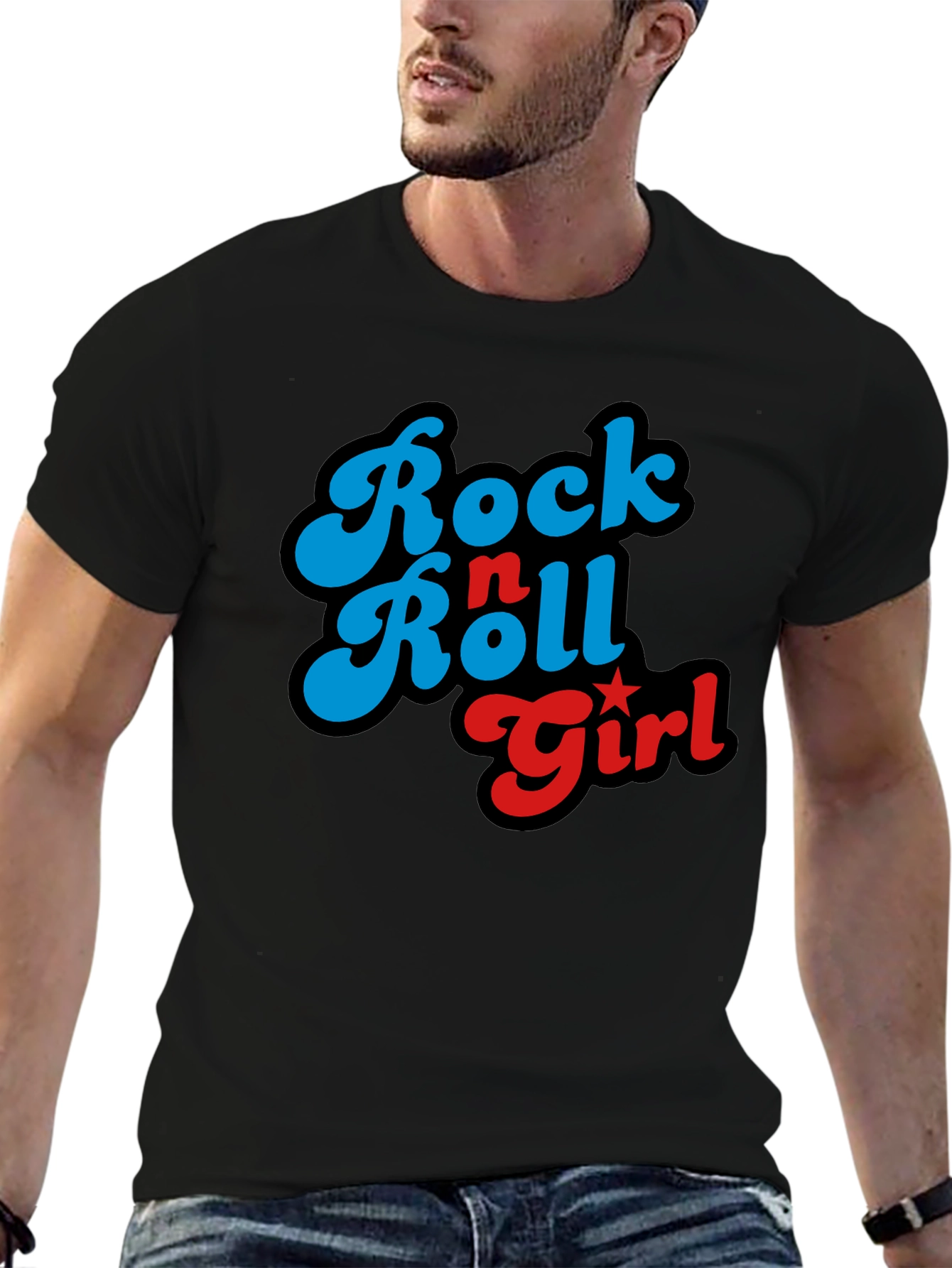 Rock n Roll Girl T-Shirt - Retro Design