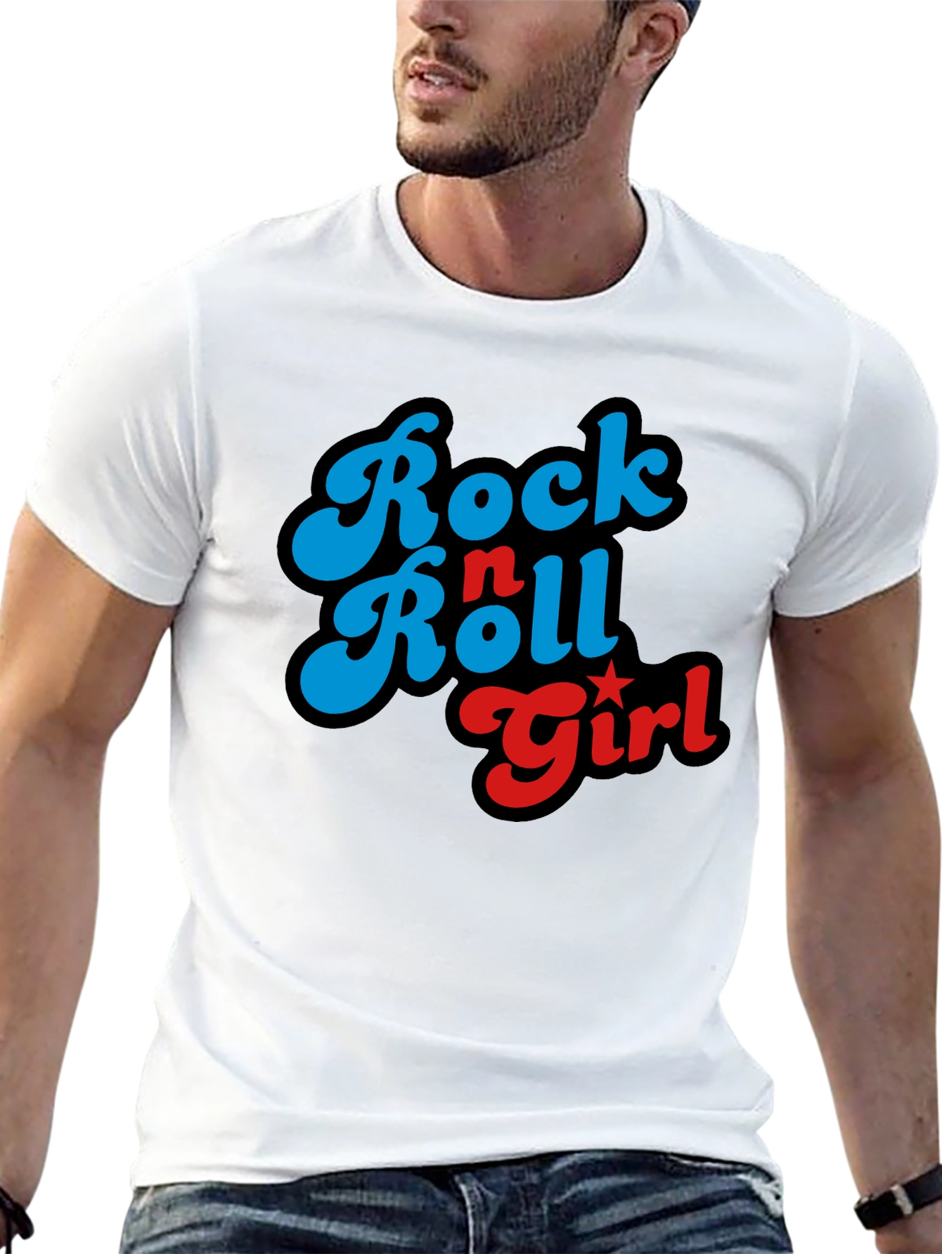 Rock n Roll Girl T-Shirt - Retro Design