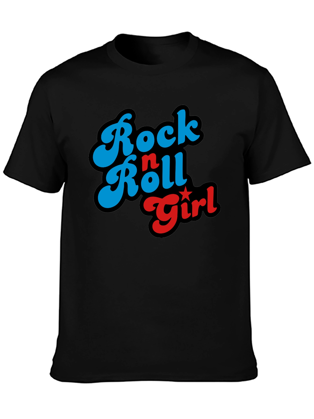 Rock n Roll Girl T-Shirt - Retro Design