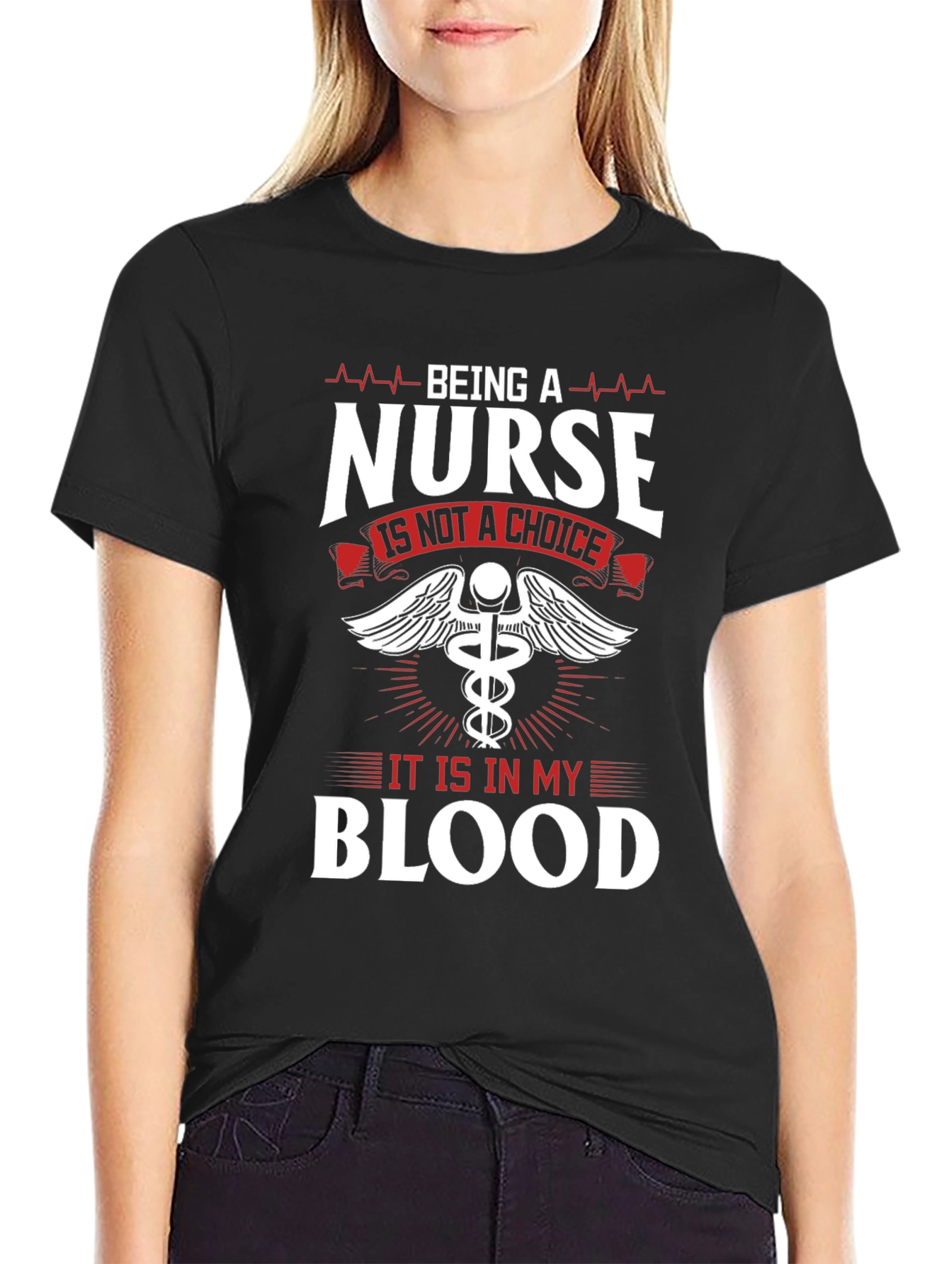 Nurse Its in My Blood Graphic Tee