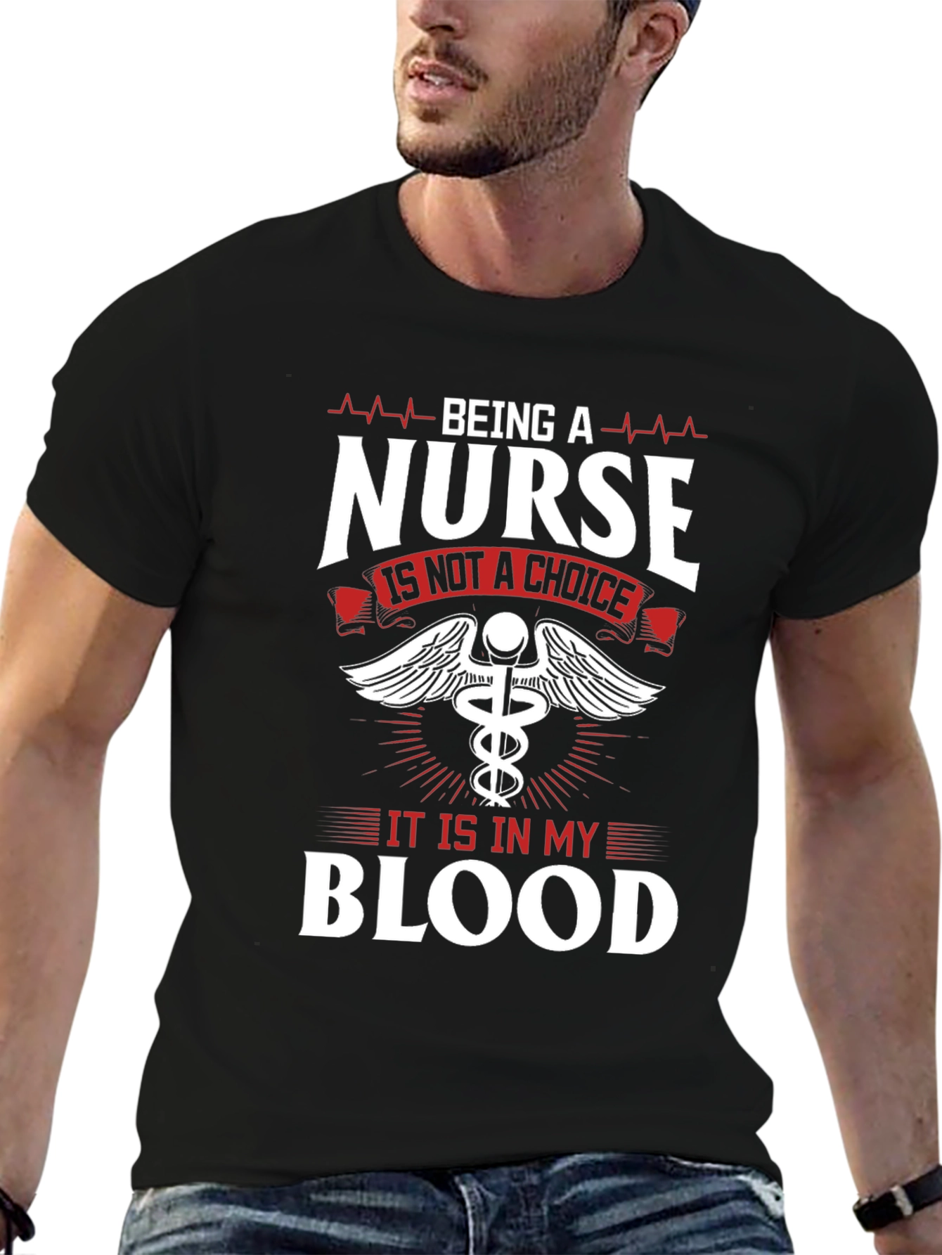 Nurse Its in My Blood Graphic Tee