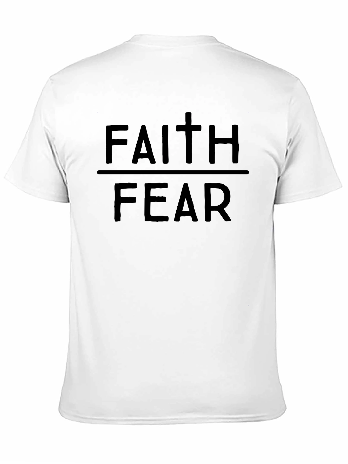 Faith Over Fear T-Shirt - Classic Religious Tee