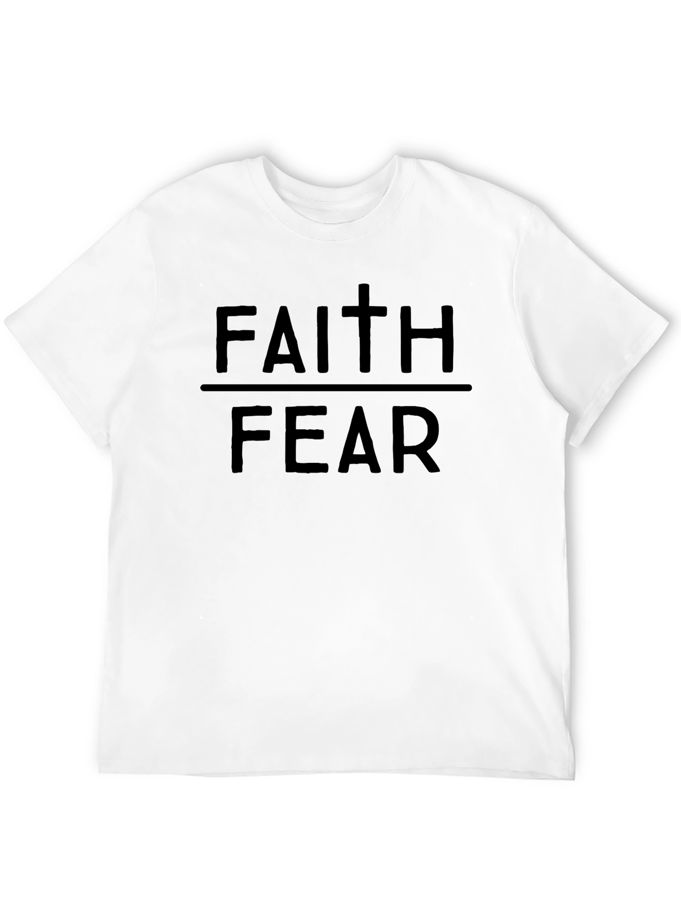 Faith Over Fear T-Shirt - Classic Religious Tee
