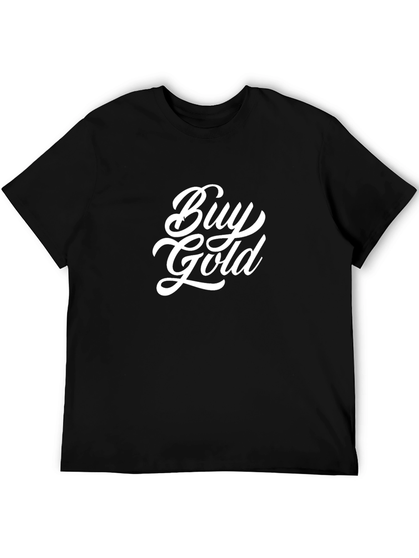 Buy Gold Graphic Tee - Stylish Investment Statement