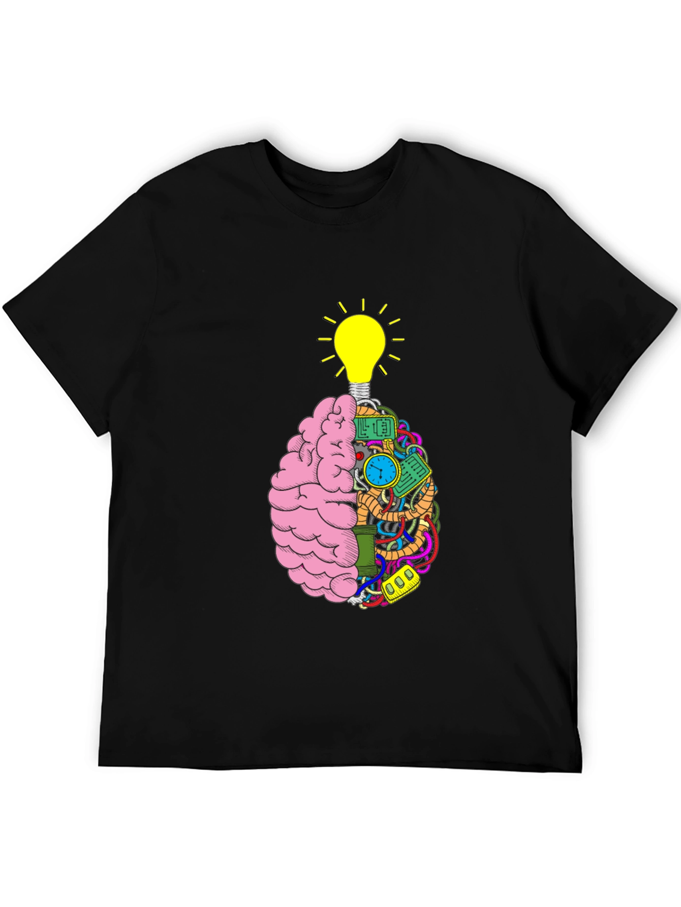 Brain Power Tee - Idea Lightbulb Mind T-Shirt