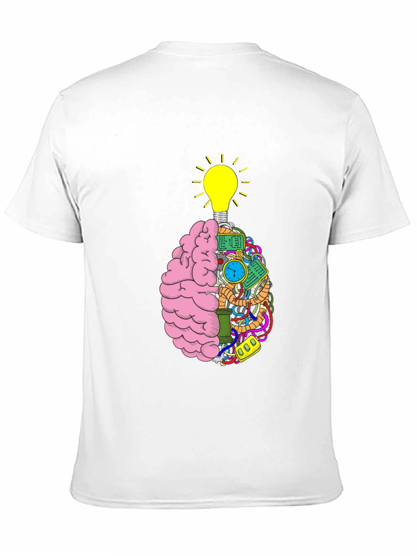 Brain Power Tee - Idea Lightbulb Mind T-Shirt
