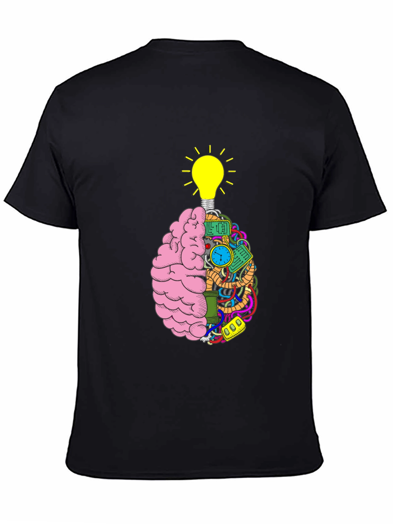 Brain Power Tee - Idea Lightbulb Mind T-Shirt