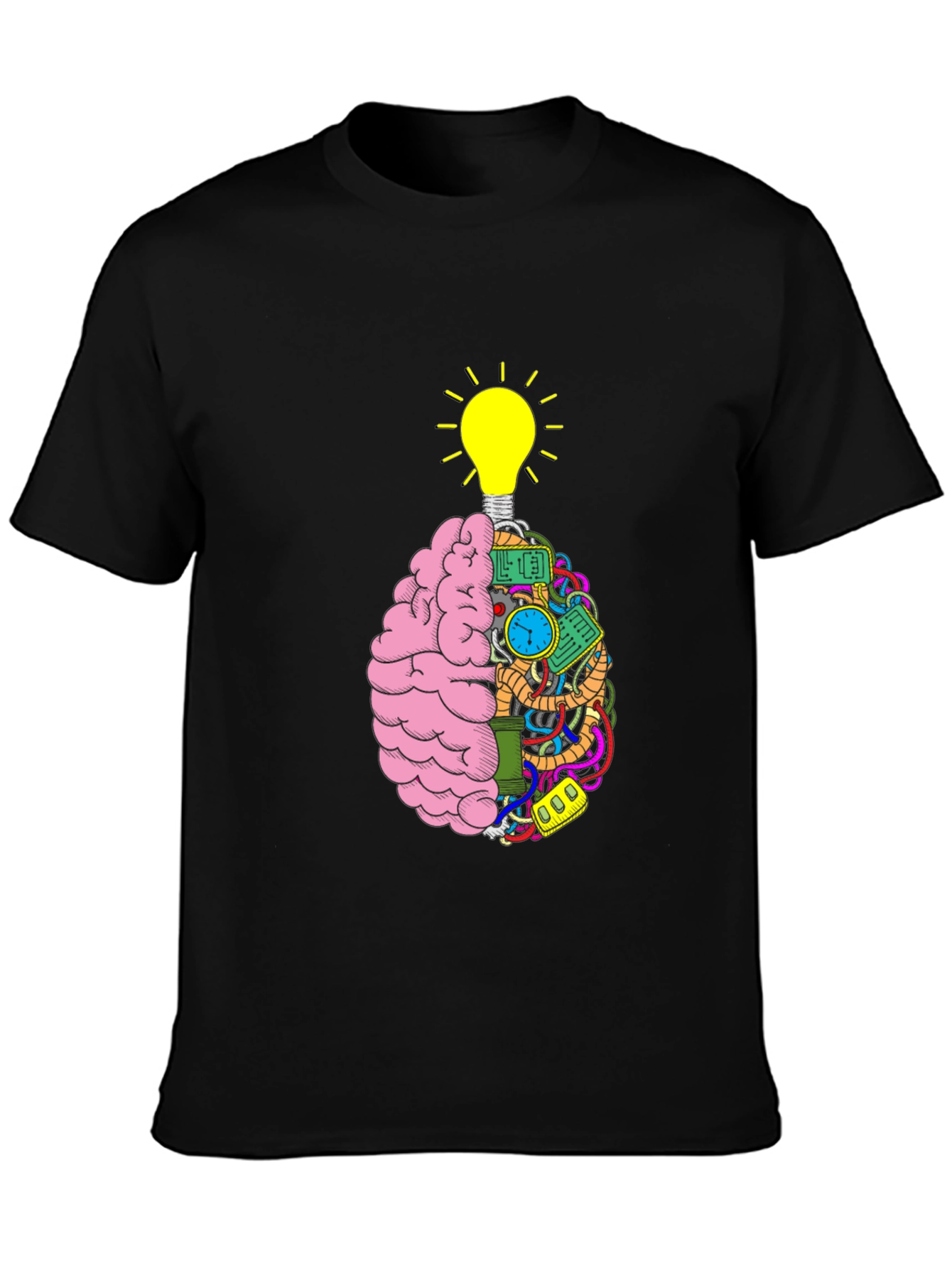 Brain Power Tee - Idea Lightbulb Mind T-Shirt