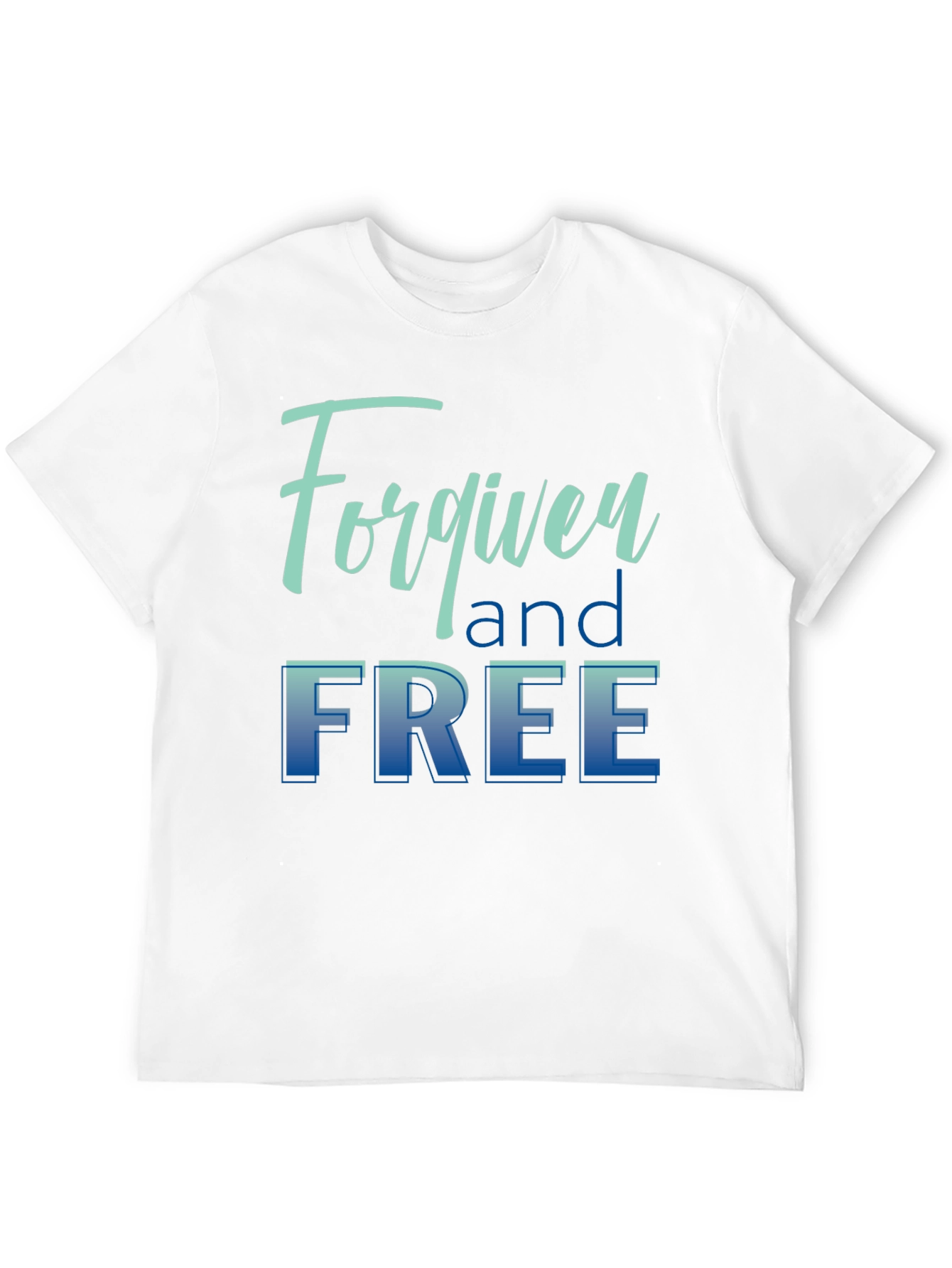 Forgiven and Free Black Graphic T-Shirt