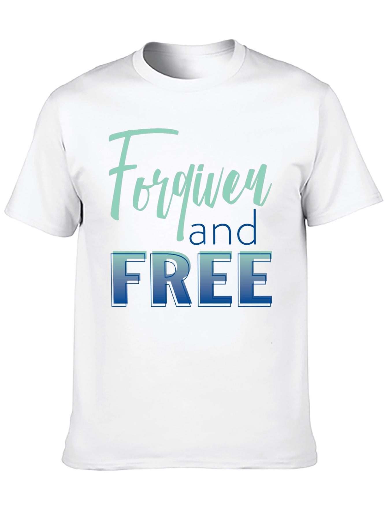 Forgiven and Free Black Graphic T-Shirt