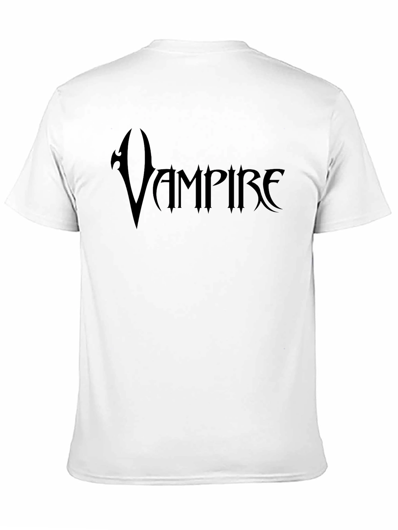 Vampire Graphic Tee - Classic Black Gothic Style Shirt
