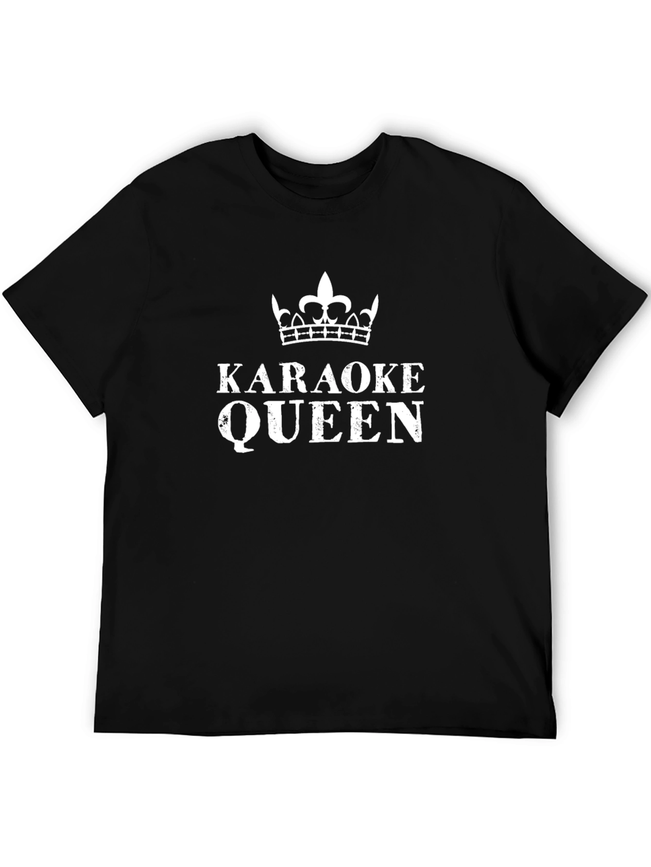 Karaoke Queen Graphic T-Shirt - Fun Music Lover Tee