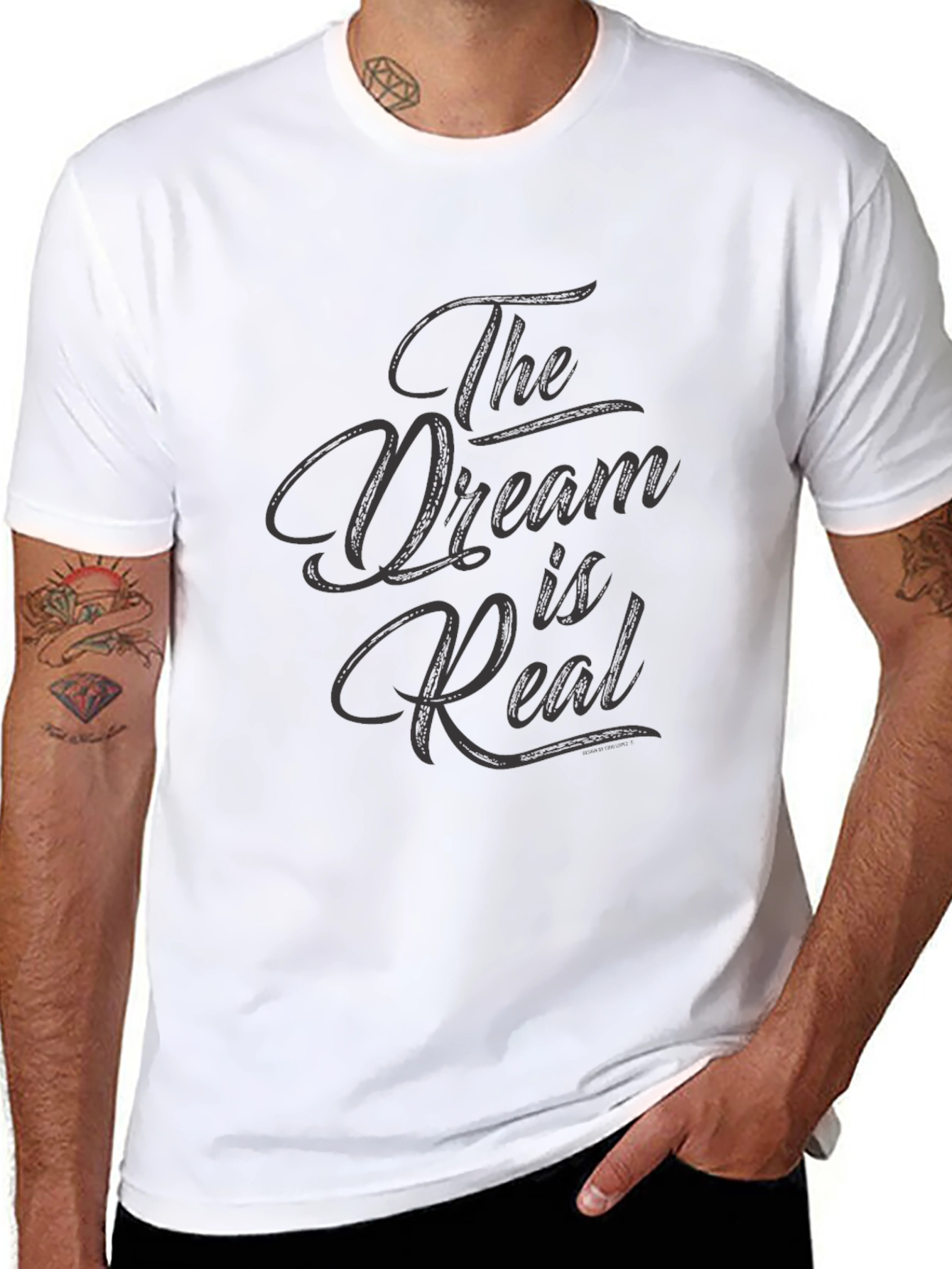The Dream is Real Graphic Tee - Soft Cotton
