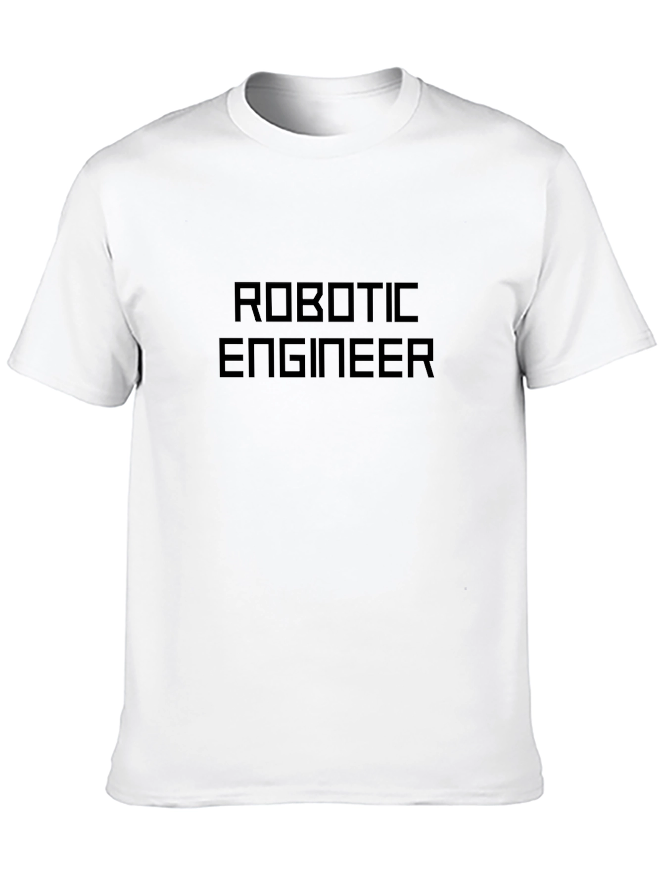 Robotic Engineer Black T-Shirt - Tech Career Pride