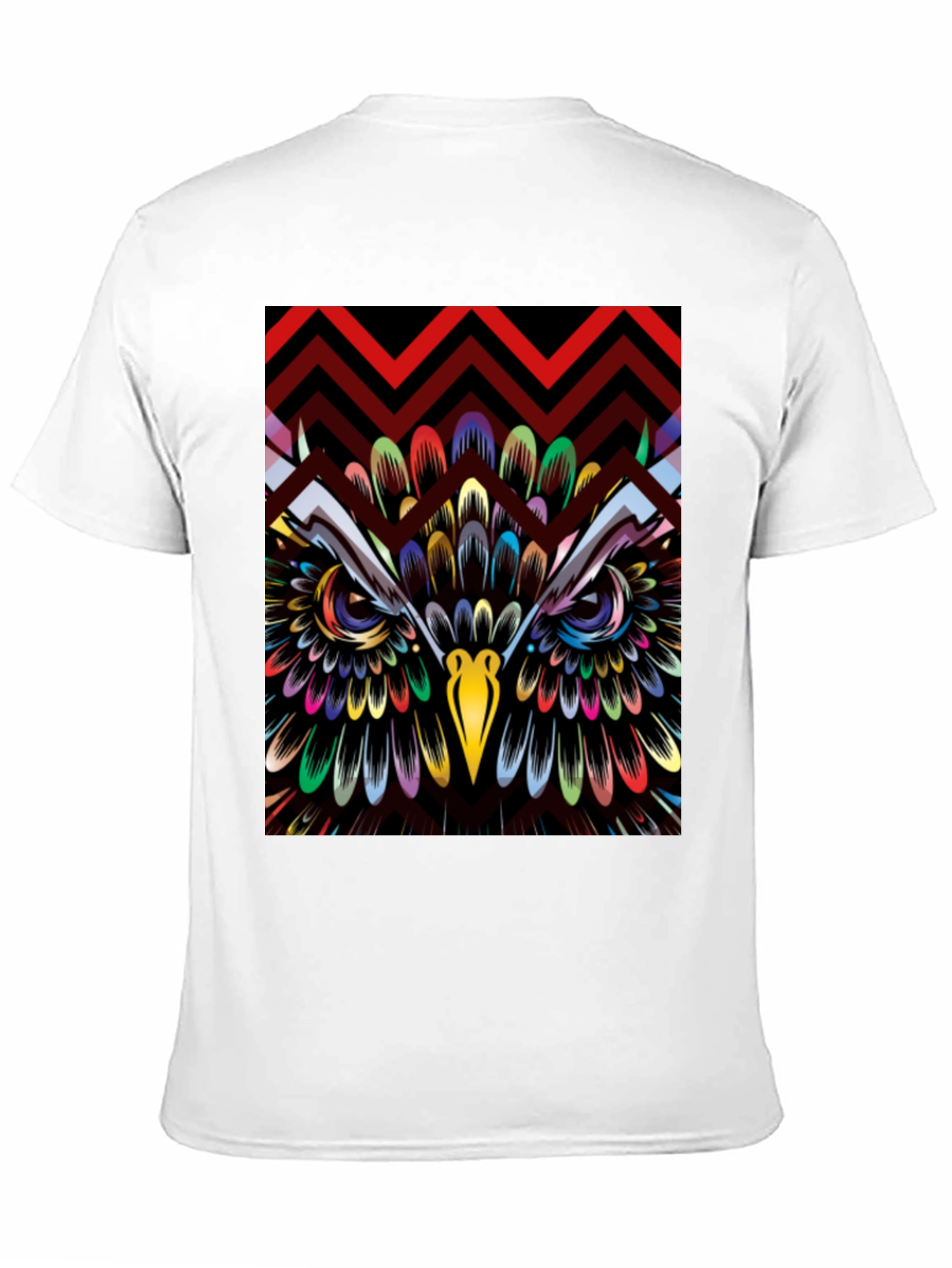 Vibrant Owl Graphic Tee - Artistic Design