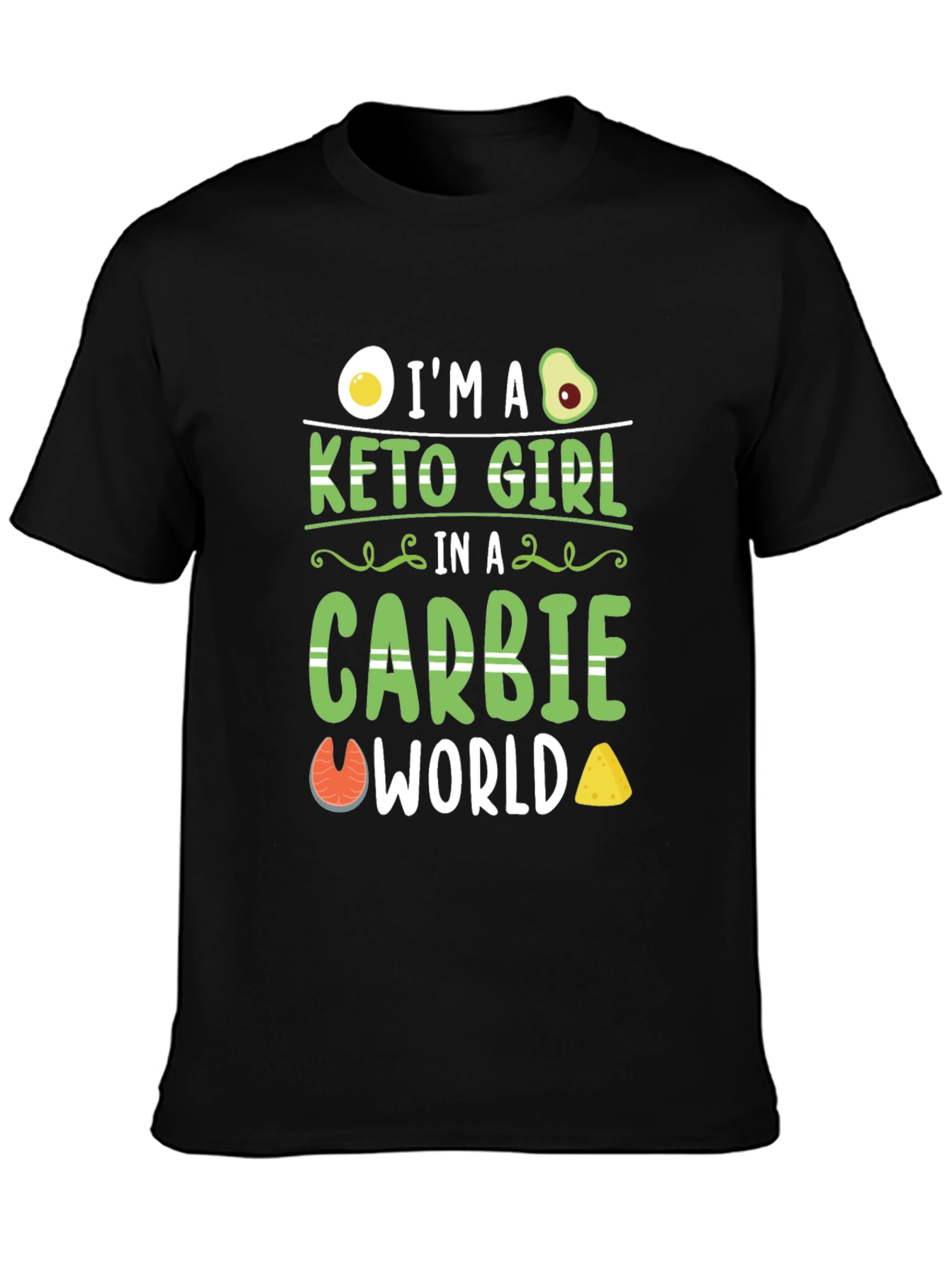 Keto Girl in a Carbie World T-Shirt