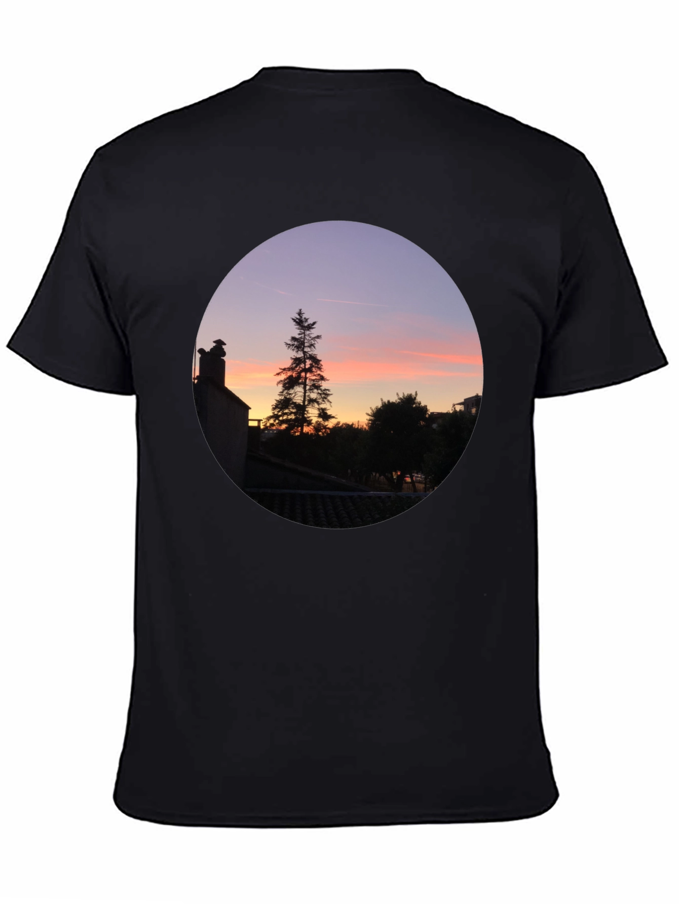 Sunset Vista Black T-Shirt