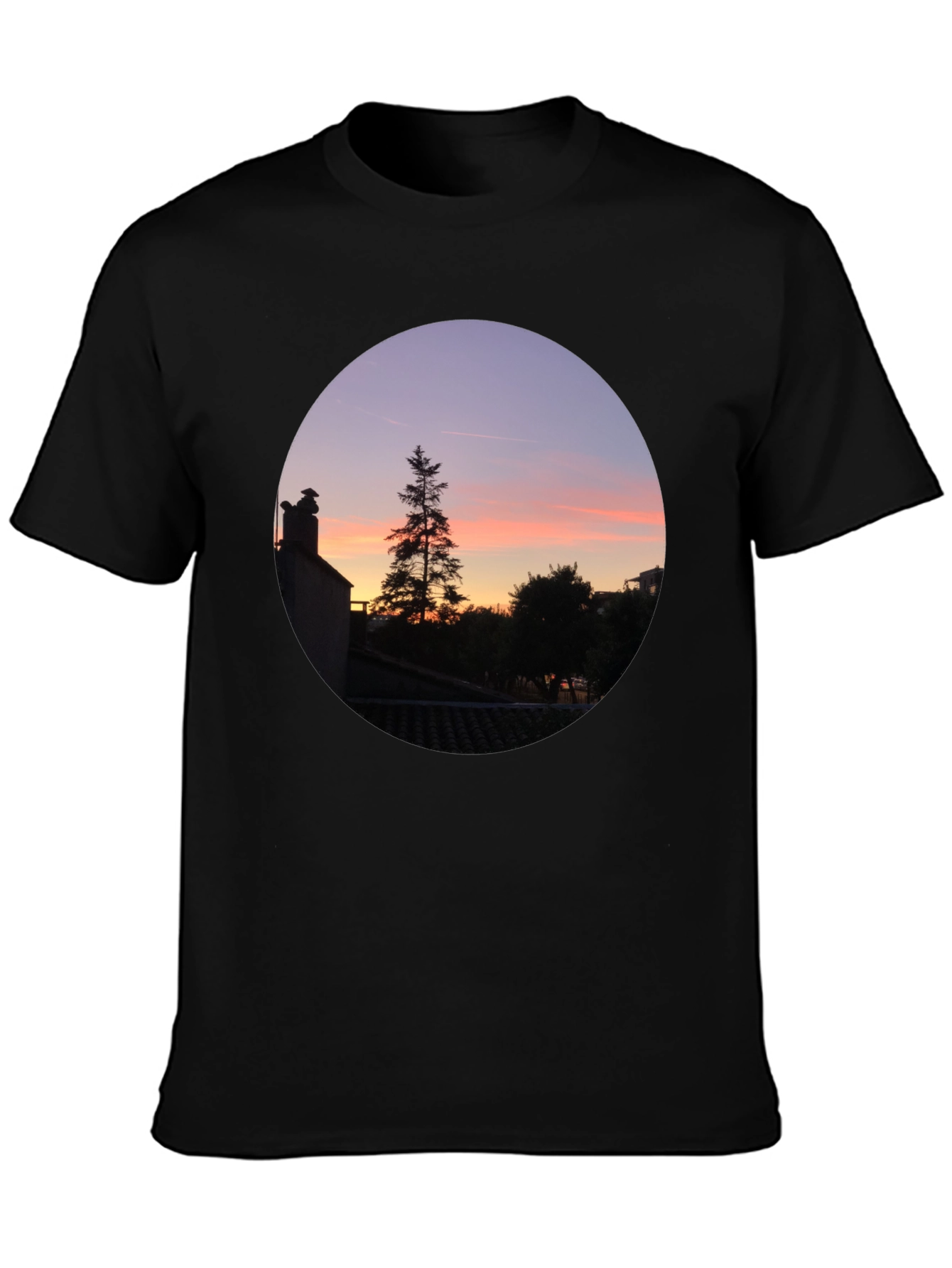 Sunset Vista Black T-Shirt