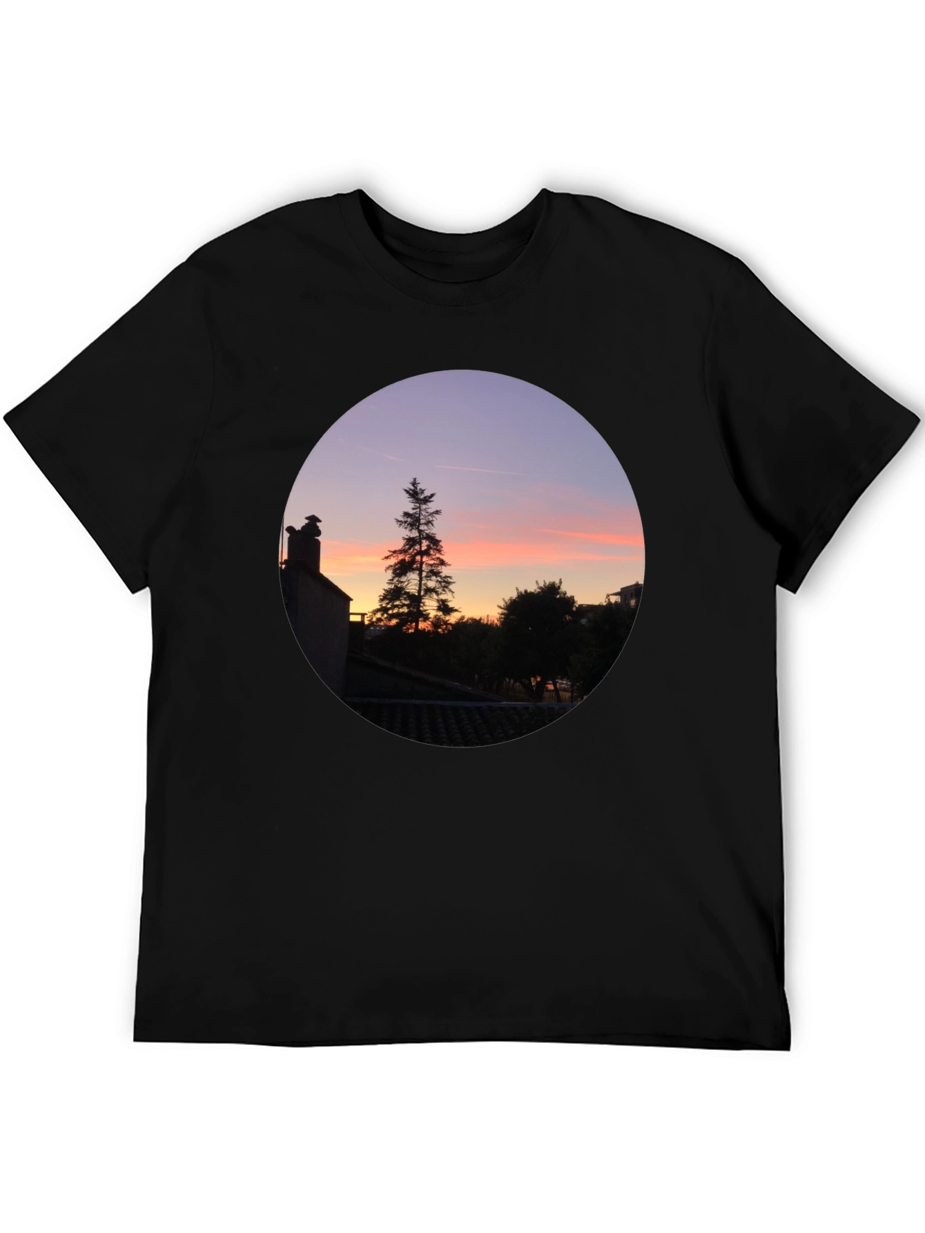 Sunset Vista Black T-Shirt