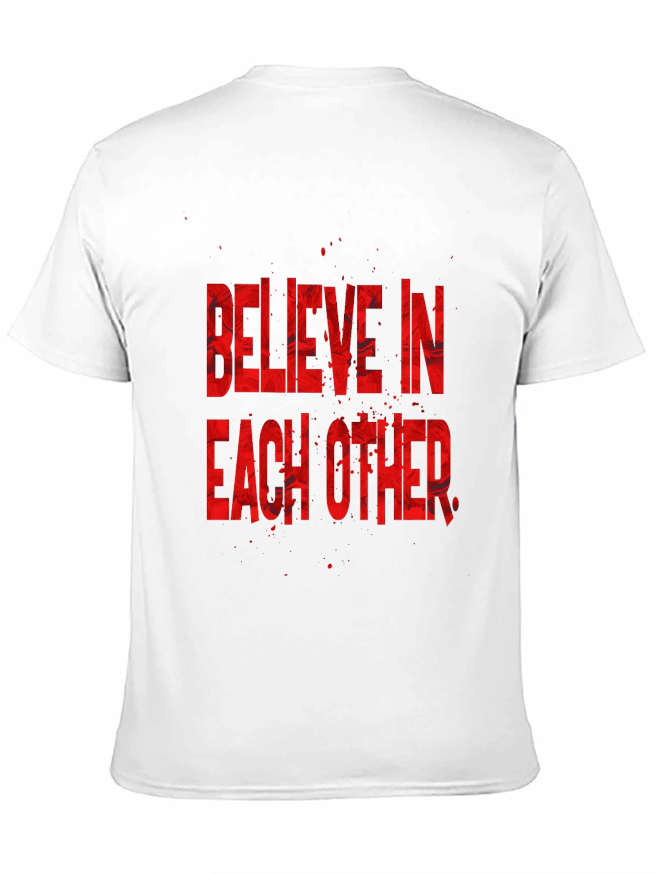 Believe In Each Other Graphic T-Shirt - Black