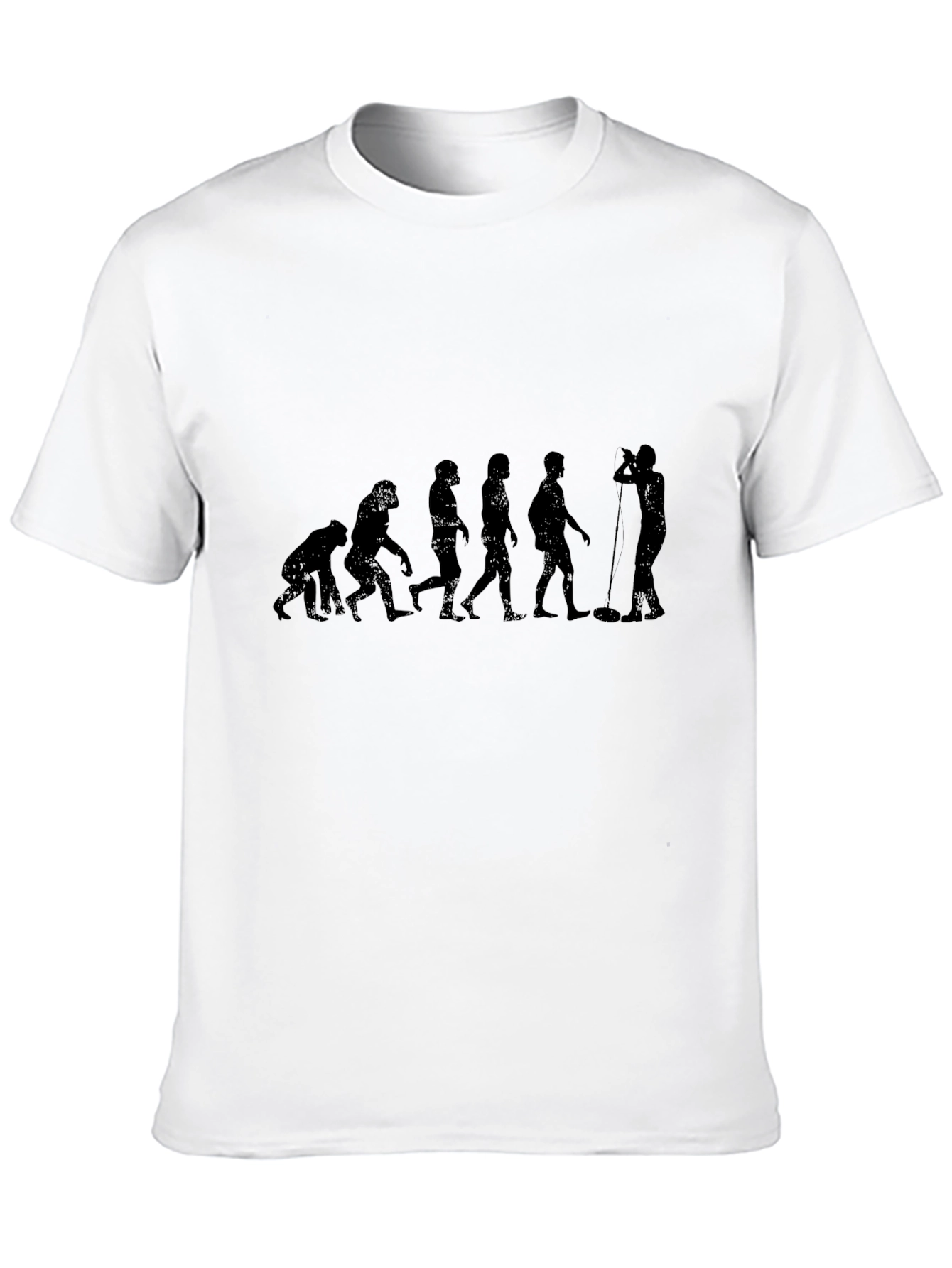 Evolution of Sound Man Black T-Shirt