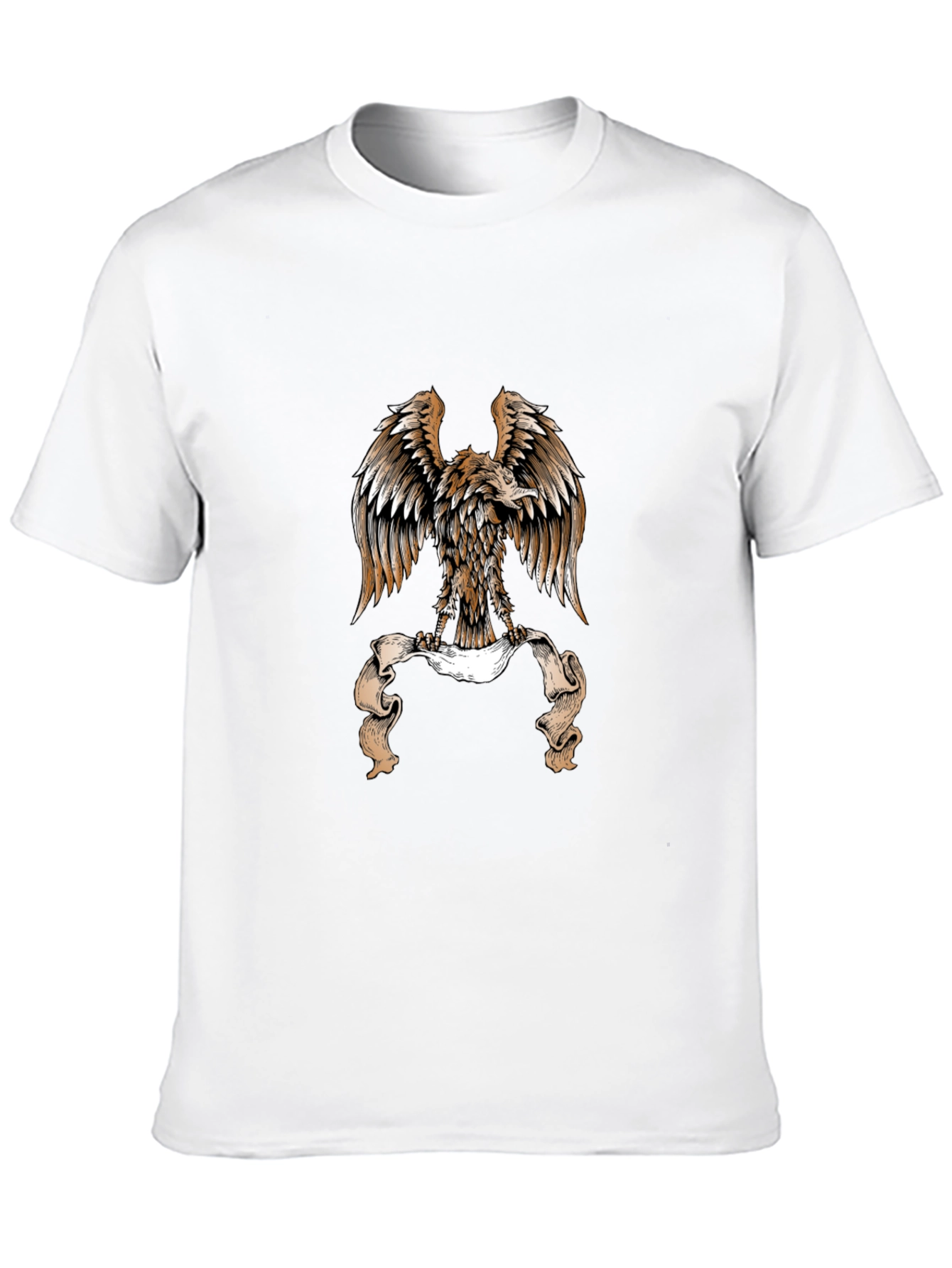 Eagle Graphic Black T-Shirt - Bold Design