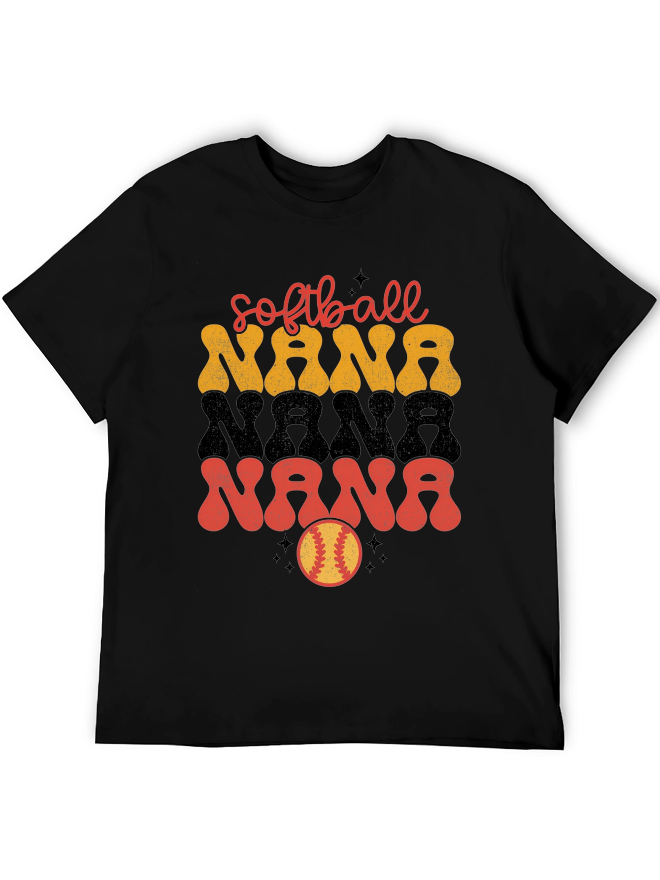 Softball Nana Graphic T-Shirt