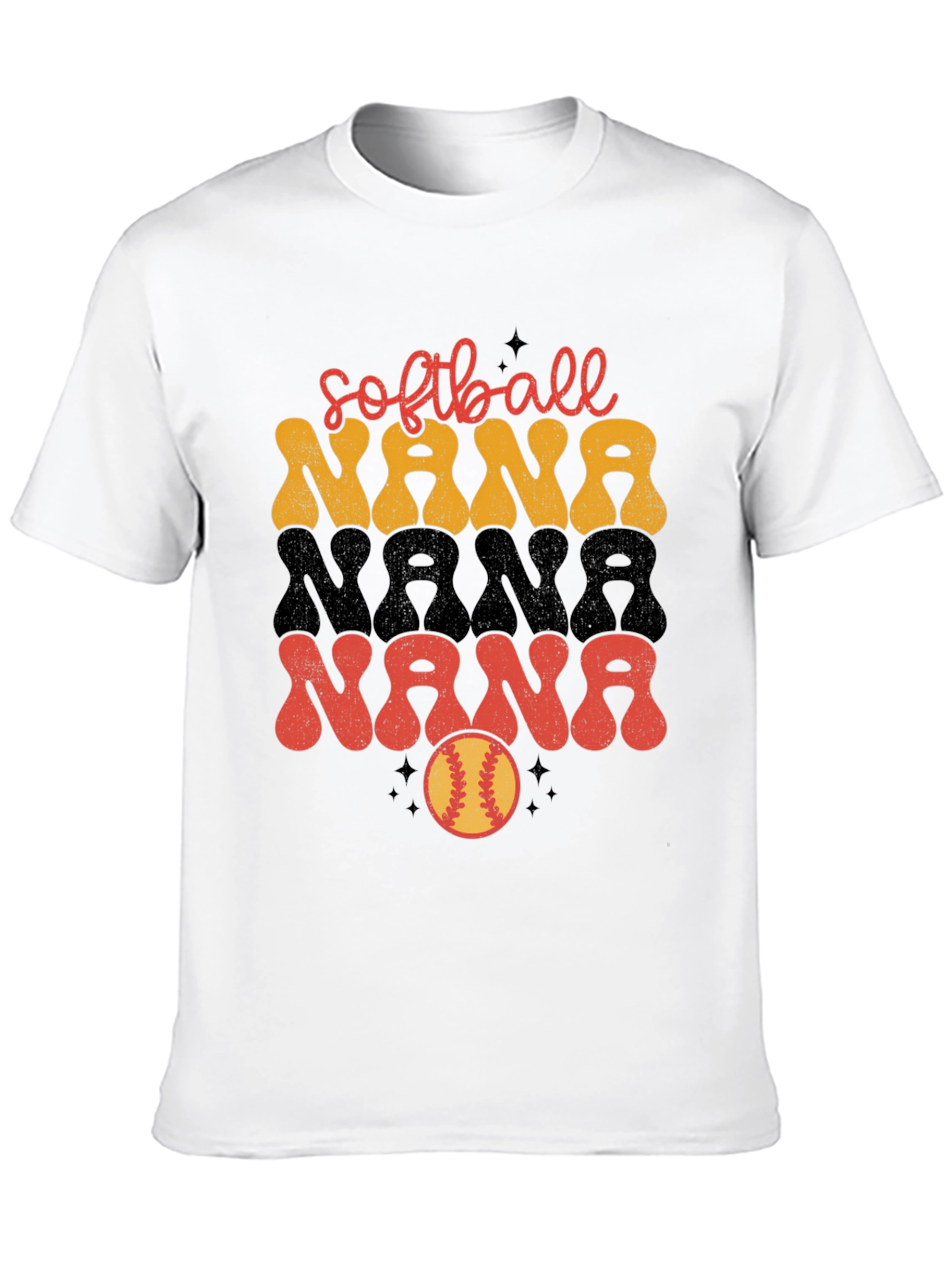 Softball Nana Graphic T-Shirt