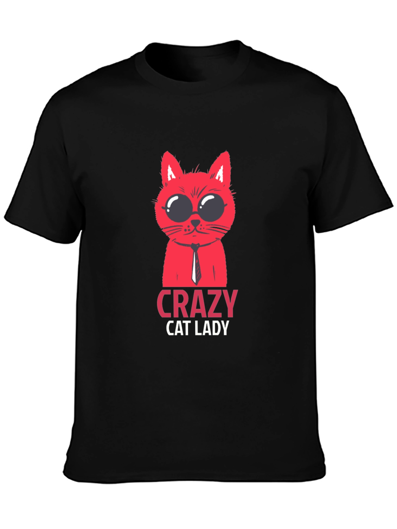 Crazy Cat Lady T-Shirt - Fun Novelty Tee