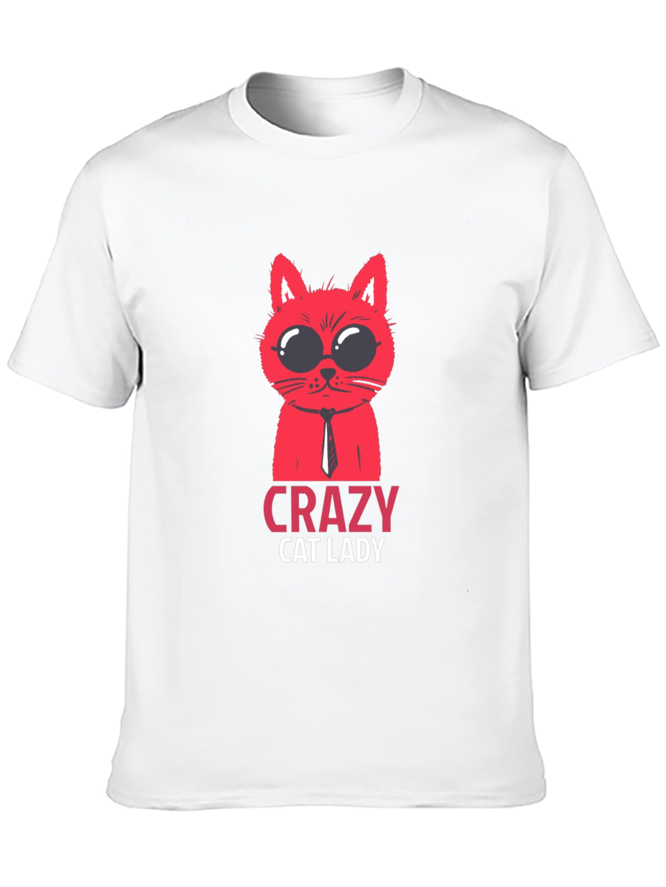 Crazy Cat Lady T-Shirt - Fun Novelty Tee