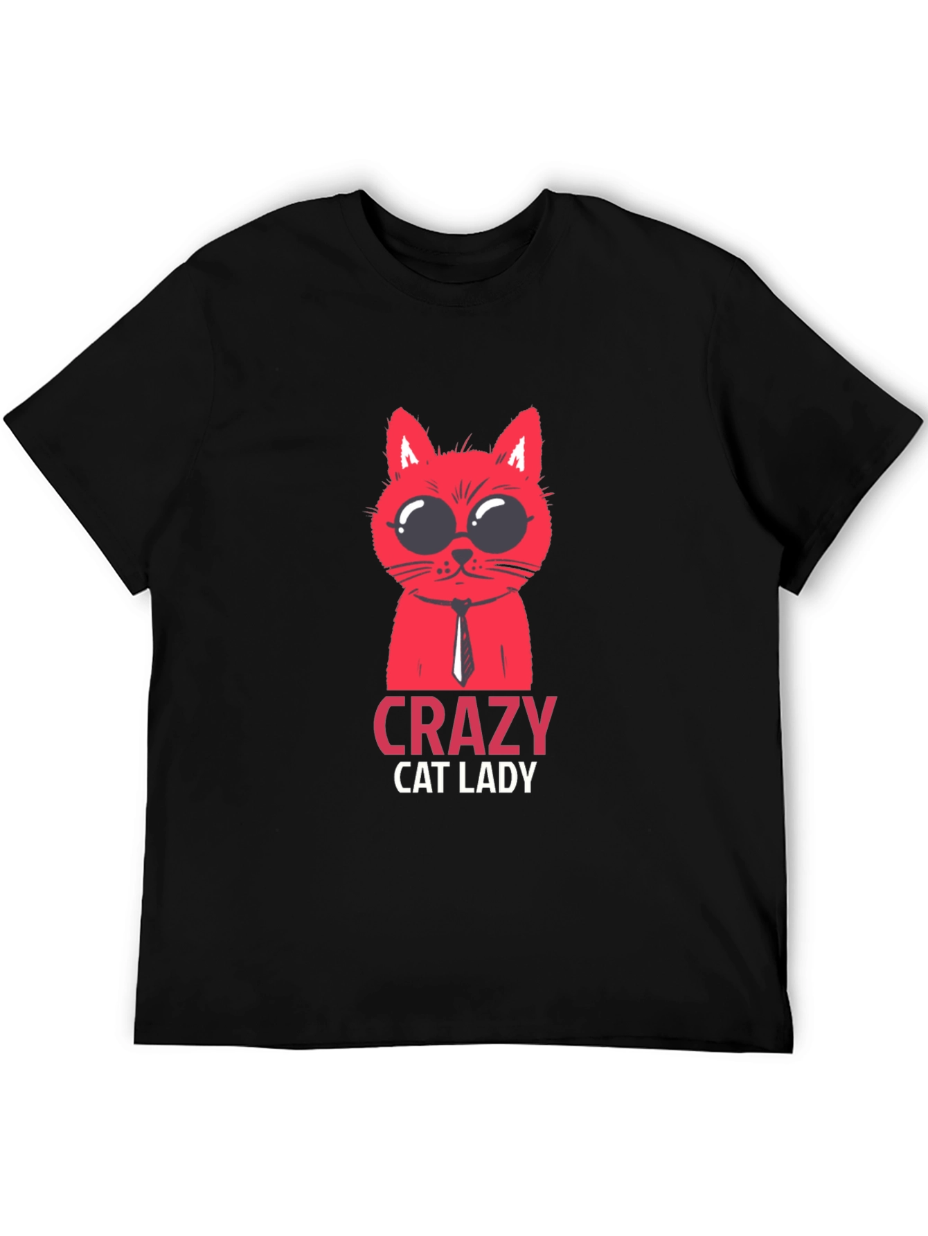 Crazy Cat Lady T-Shirt - Fun Novelty Tee
