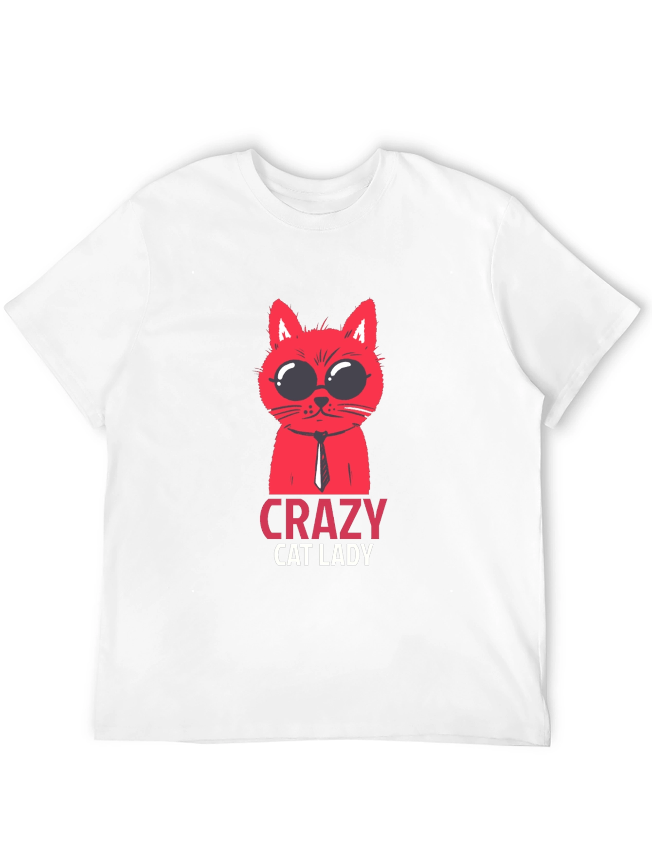 Crazy Cat Lady T-Shirt - Fun Novelty Tee