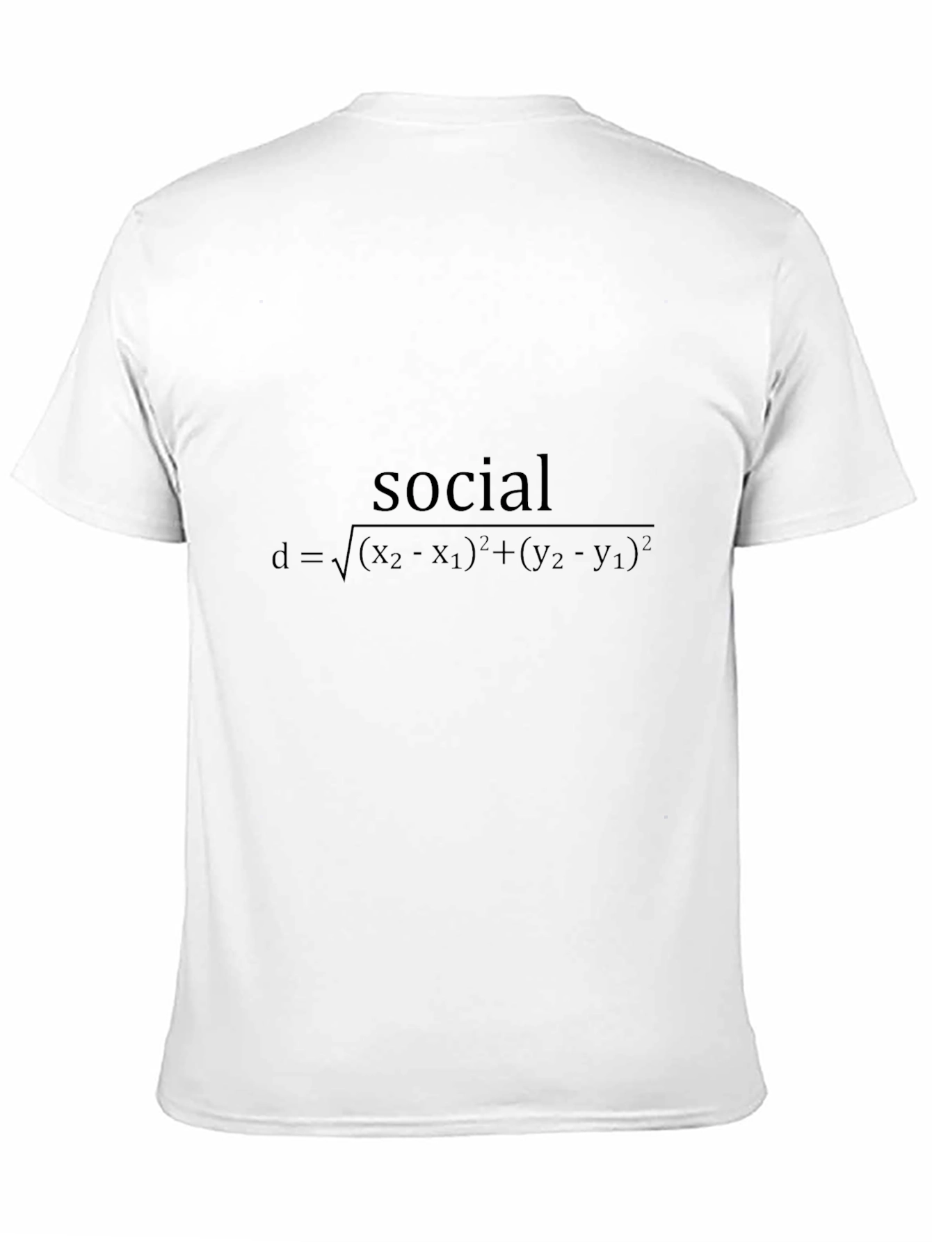 Social Distance Equation Graphic T-Shirt