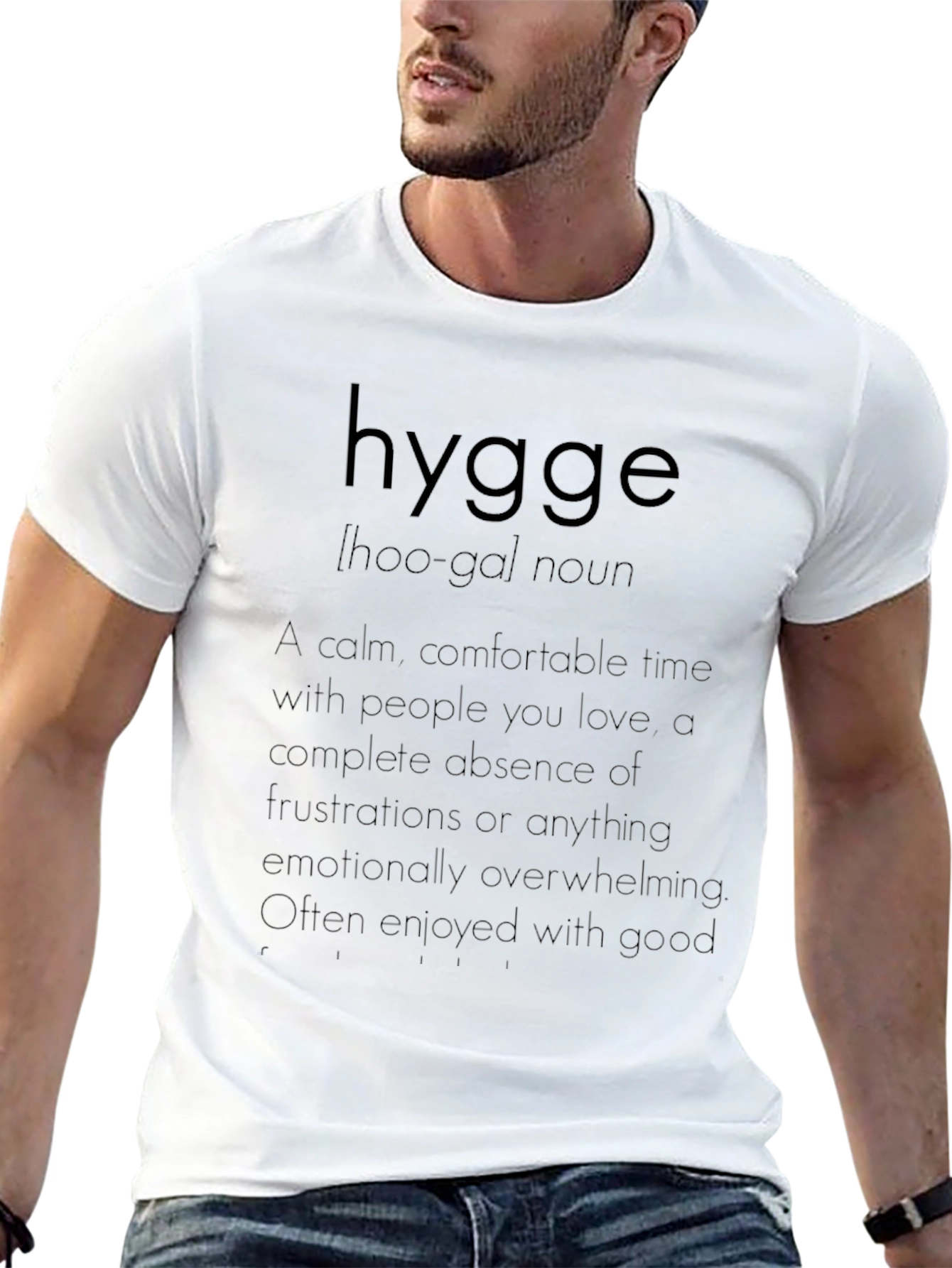 Hygge Definition Graphic T-Shirt Comfort Style