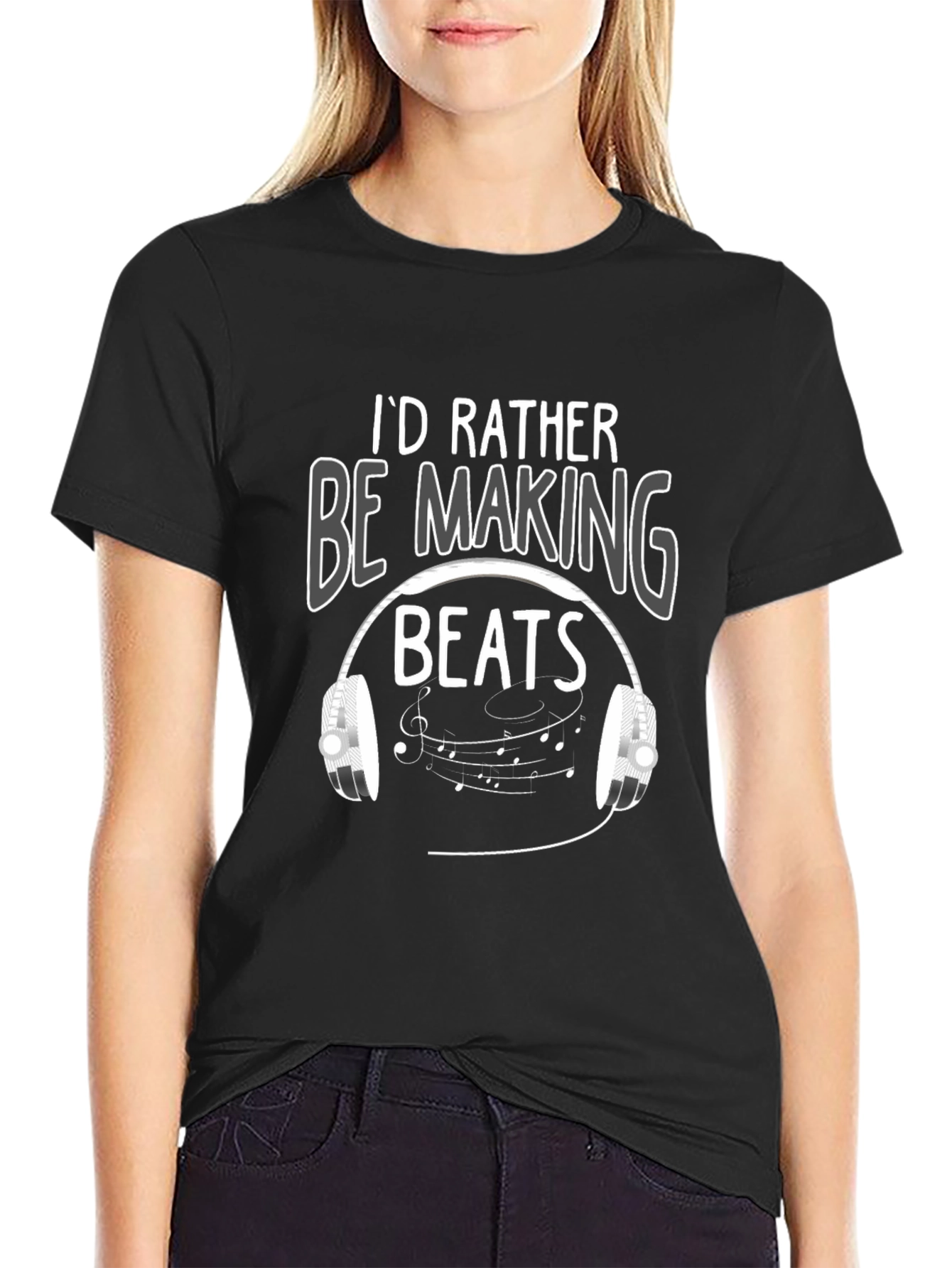 Id Rather Be Making Beats Graphic T-Shirt