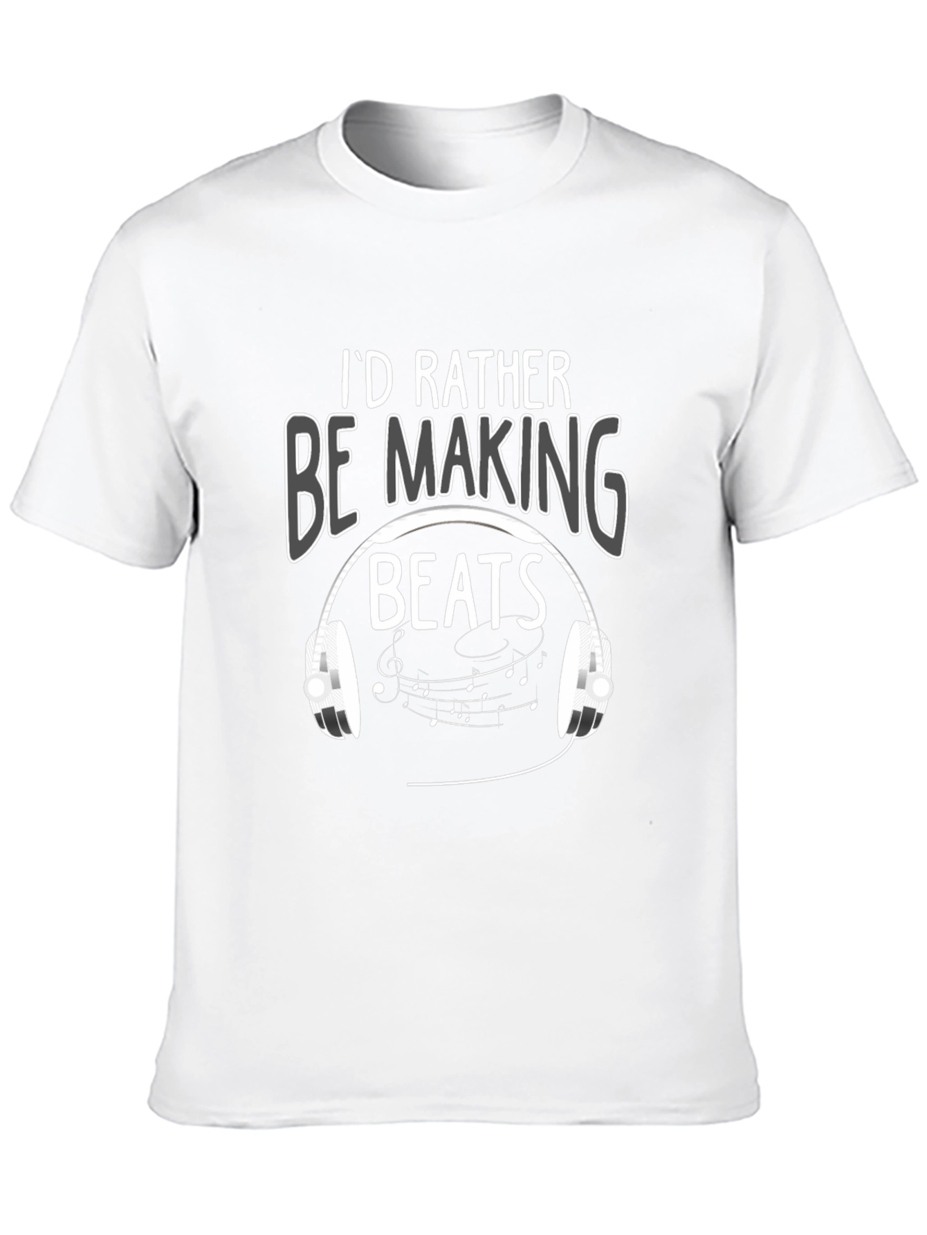 Id Rather Be Making Beats Graphic T-Shirt