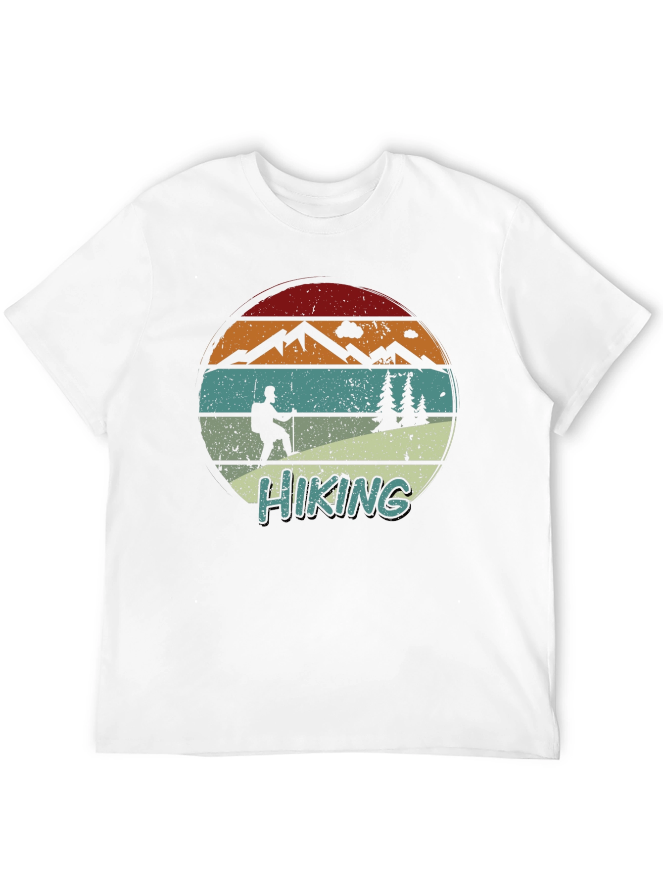 Retro Hiking Graphic Tee - Adventure Awaits