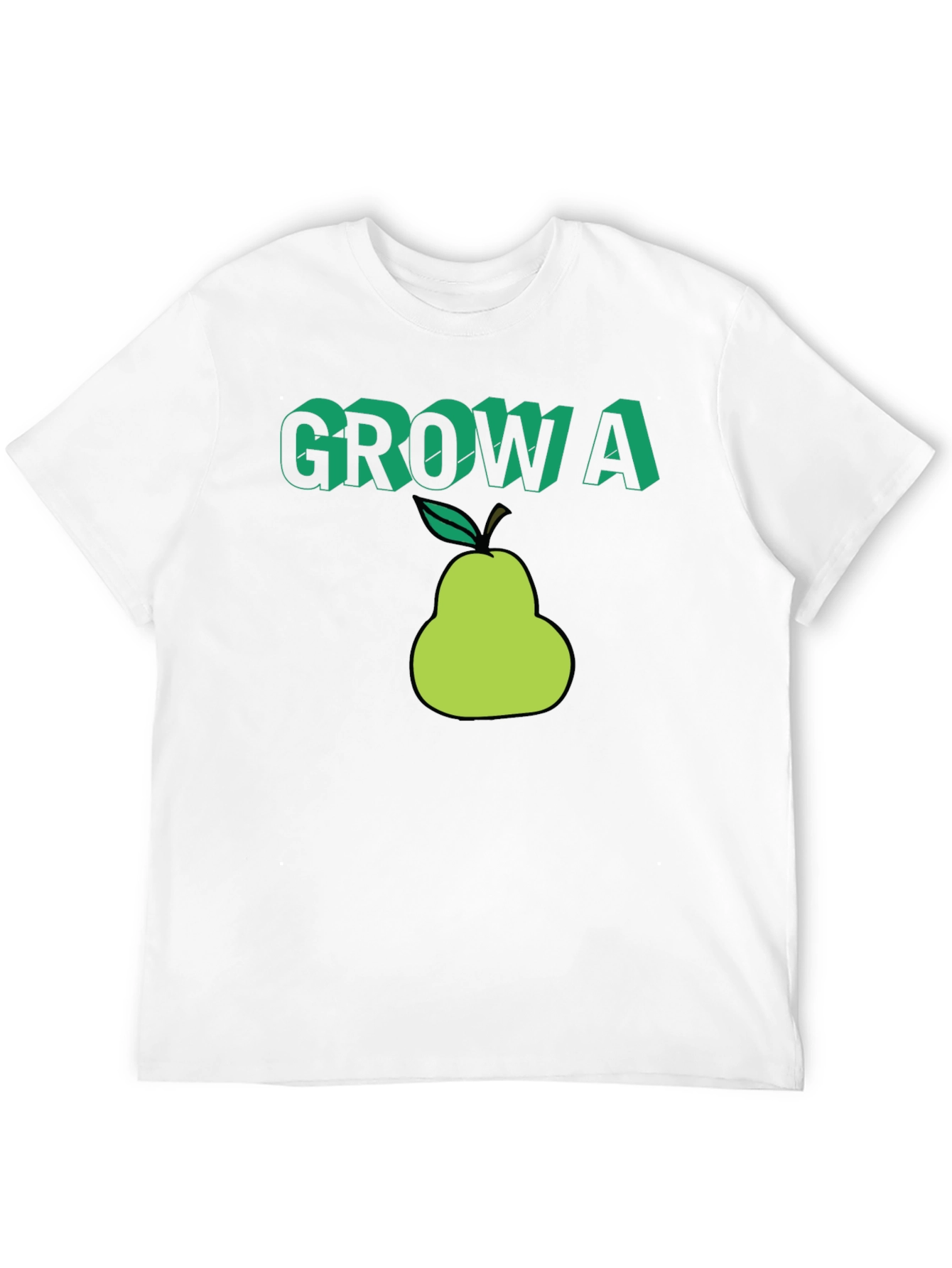 Grow a Pear T-Shirt - Funny Fruit Graphic Tee