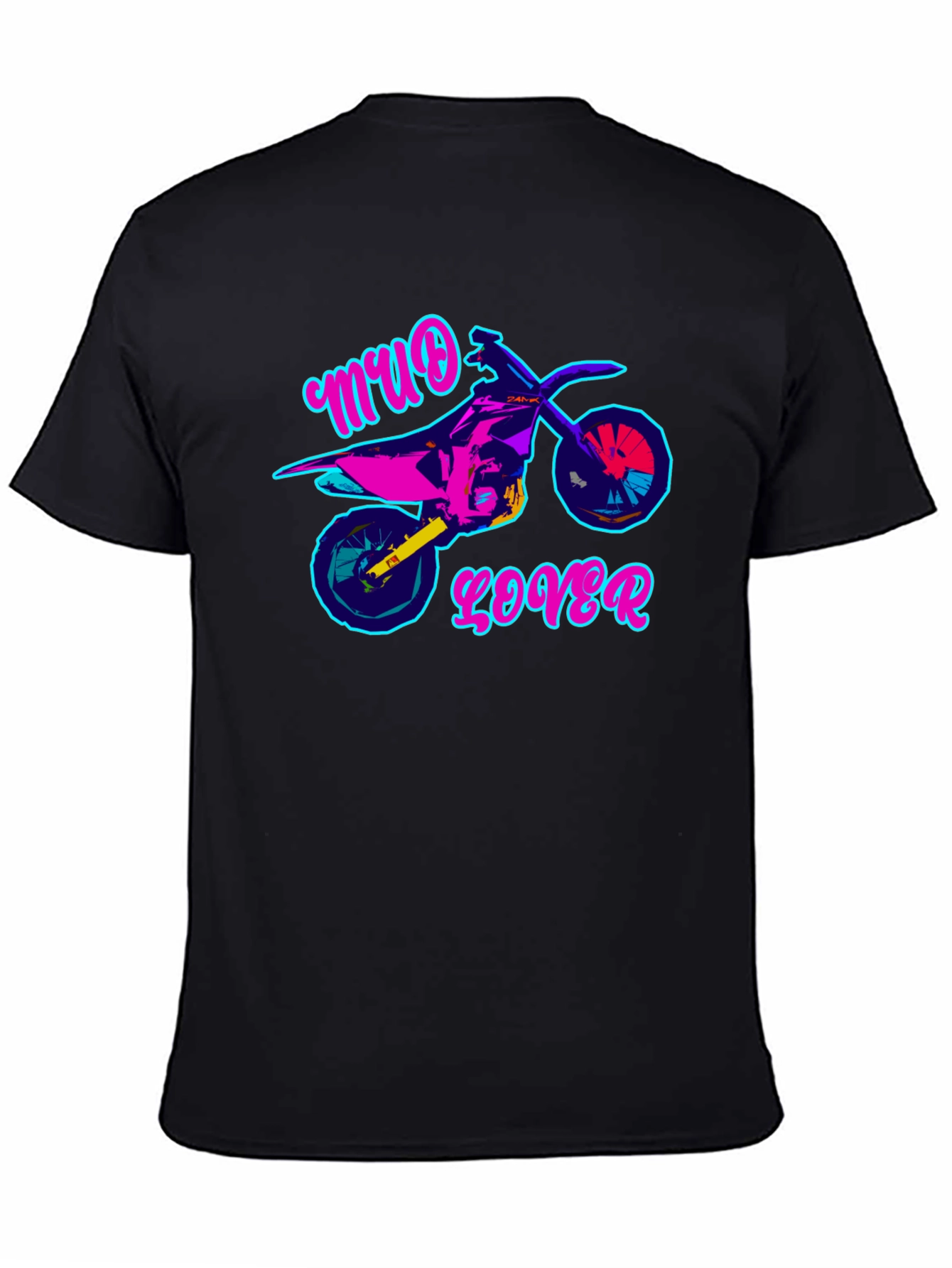 Mud Lover Dirt Bike Graphic T-Shirt