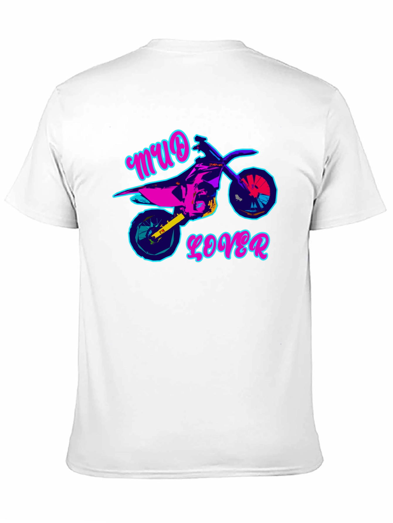 Mud Lover Dirt Bike Graphic T-Shirt
