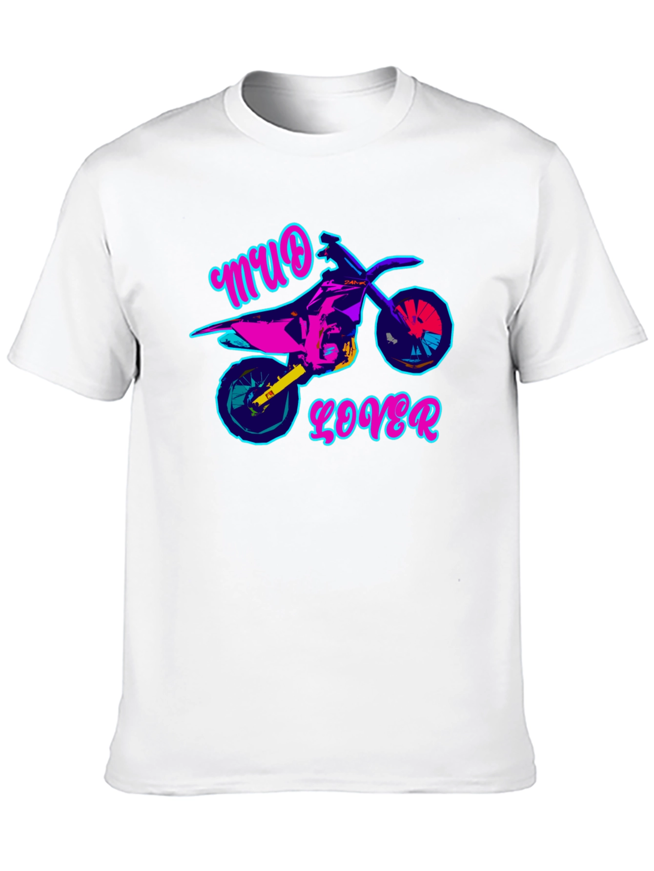 Mud Lover Dirt Bike Graphic T-Shirt