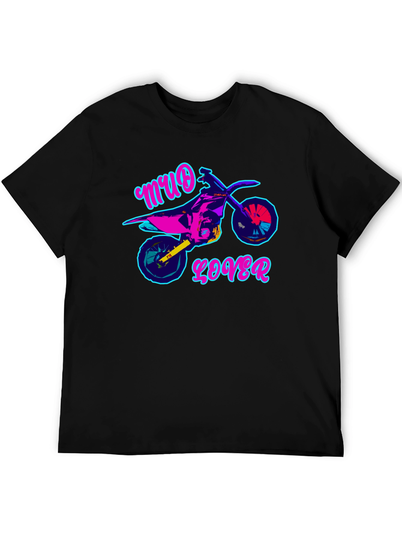 Mud Lover Dirt Bike Graphic T-Shirt