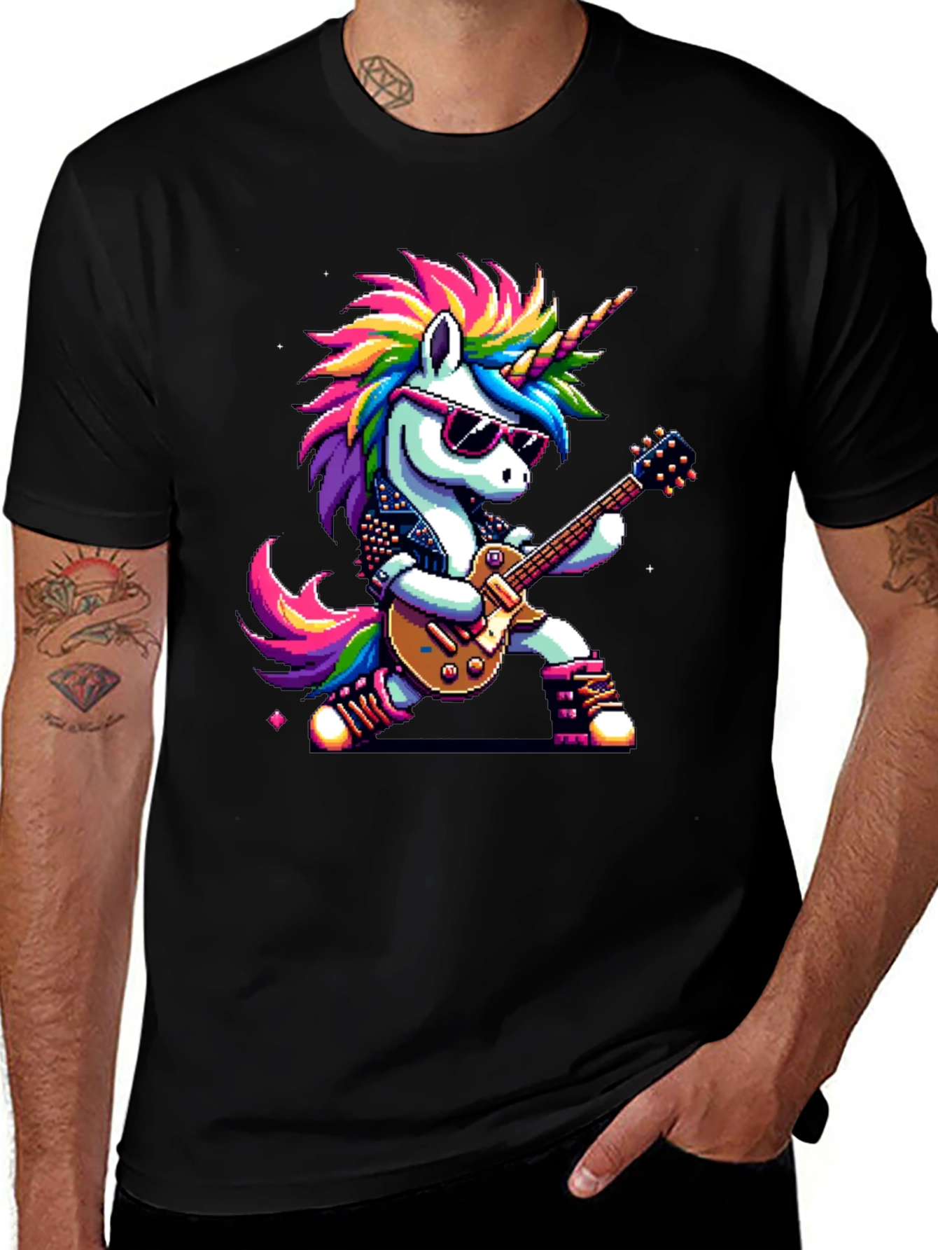 Unicorn Rock Star Graphic Tee