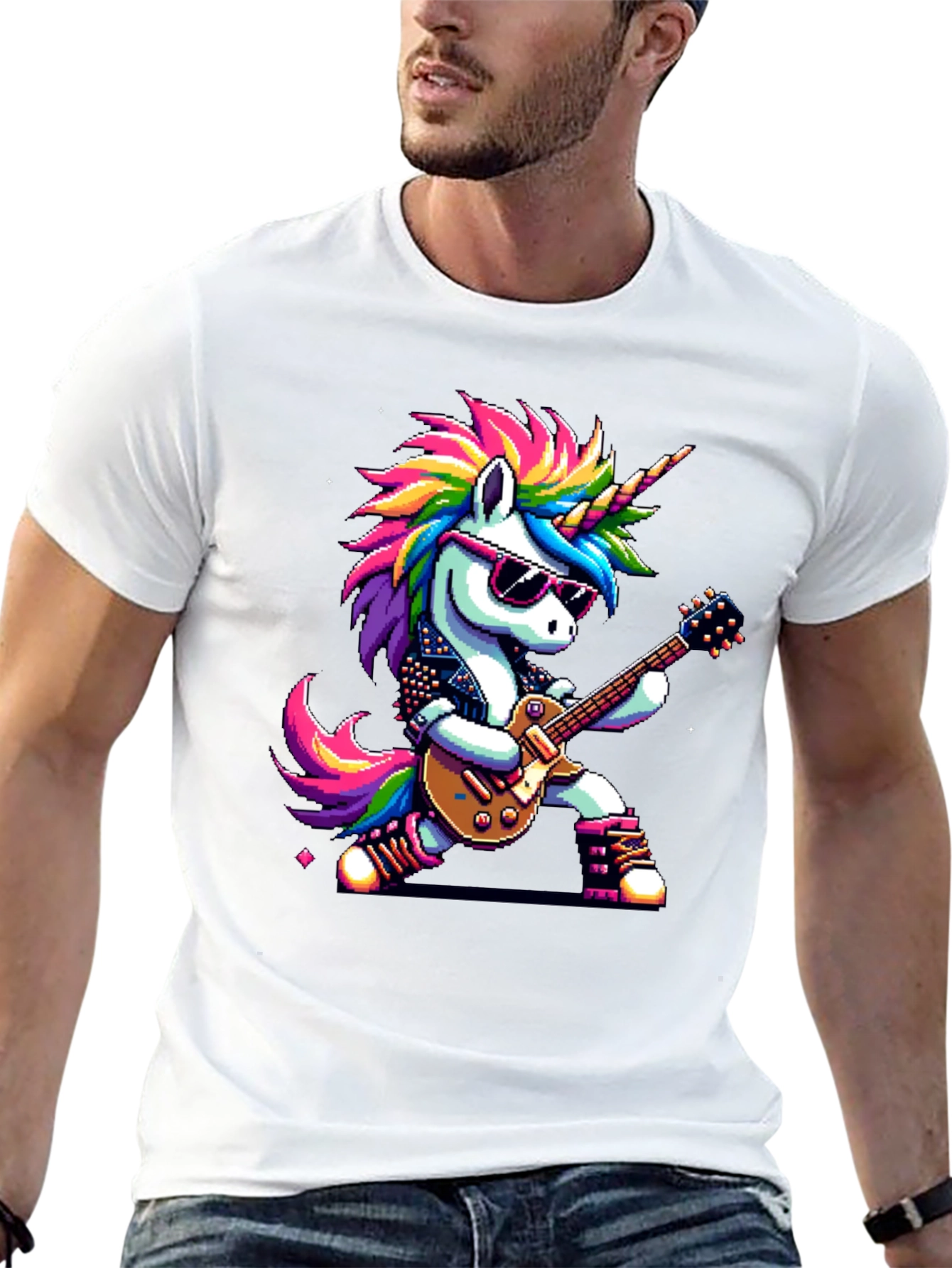 Unicorn Rock Star Graphic Tee